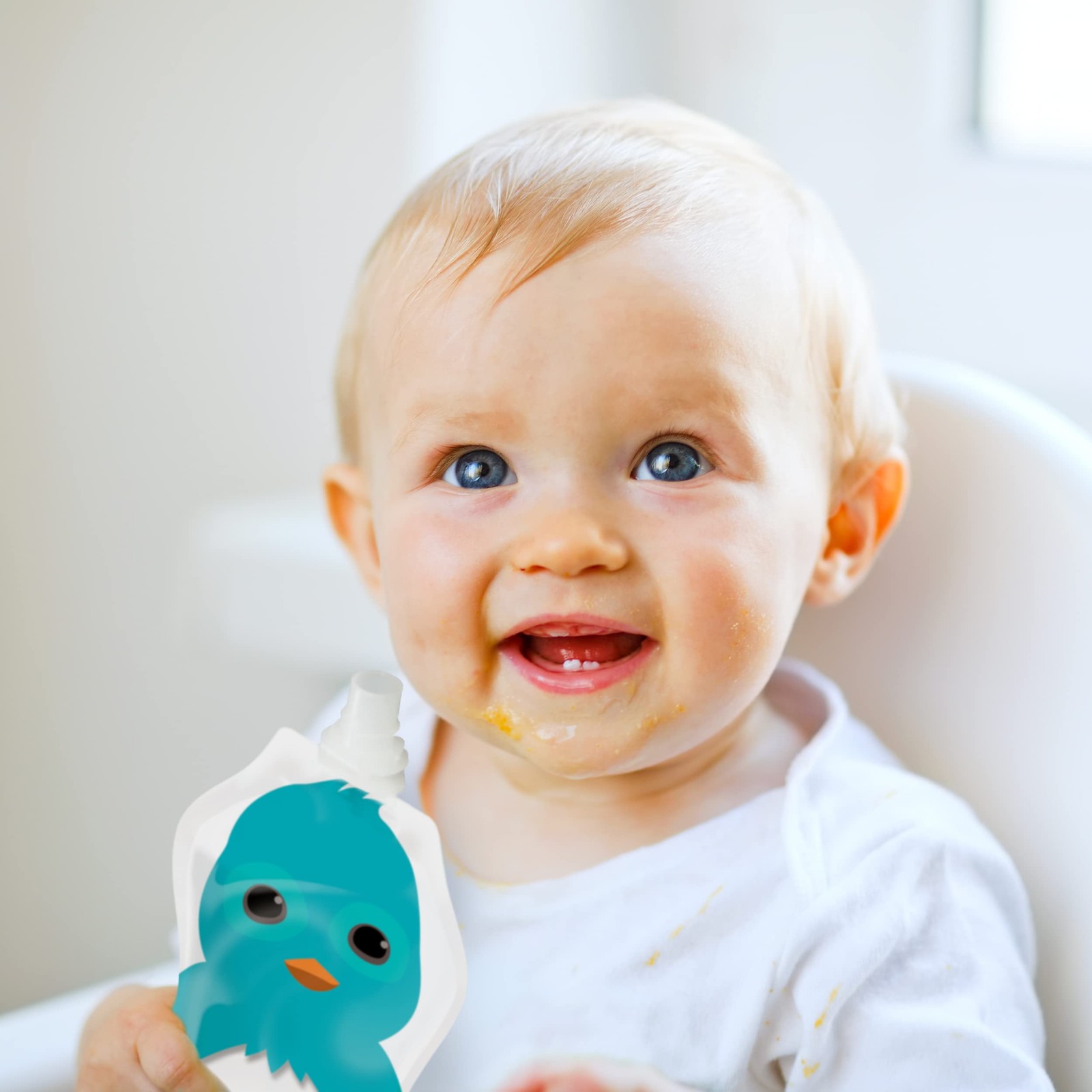Reusable Pouches For Babies, Toddlers, 6 Pack