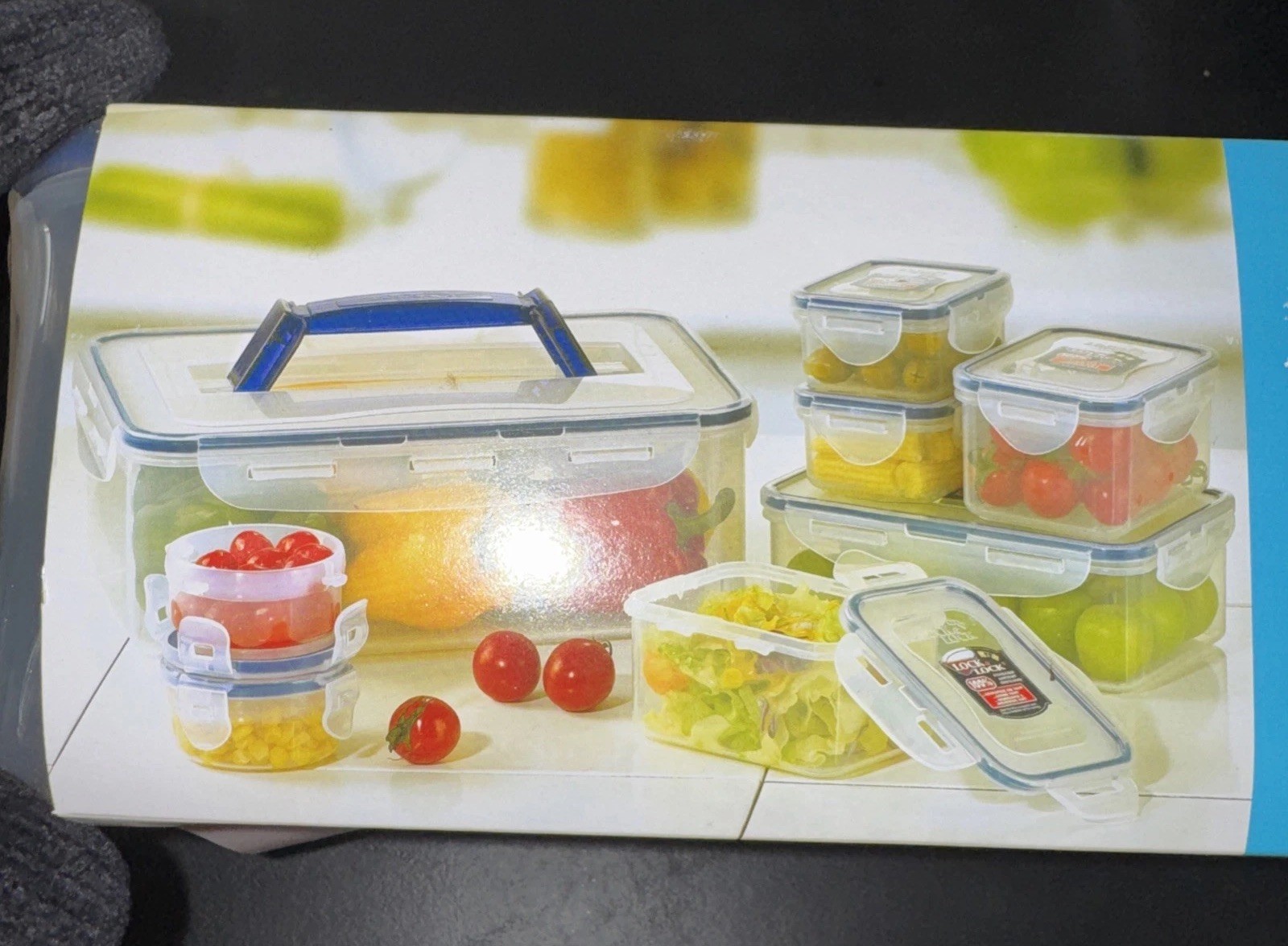Lock & Lock Plastic Containers Set 16 Pieces Airtight Watertight New