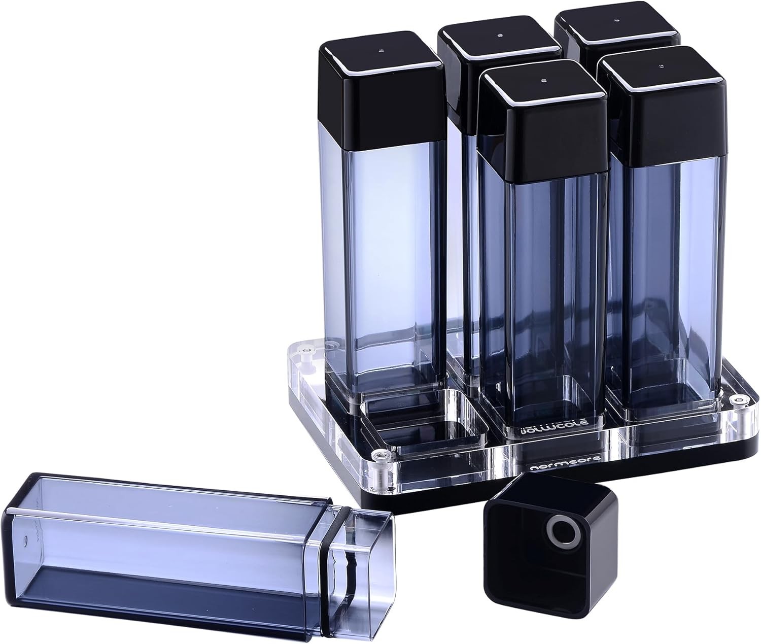 Single Dose Coffee Bean Storage – 6 pcs Coffee Bean Cellars with Stand & Hopper
