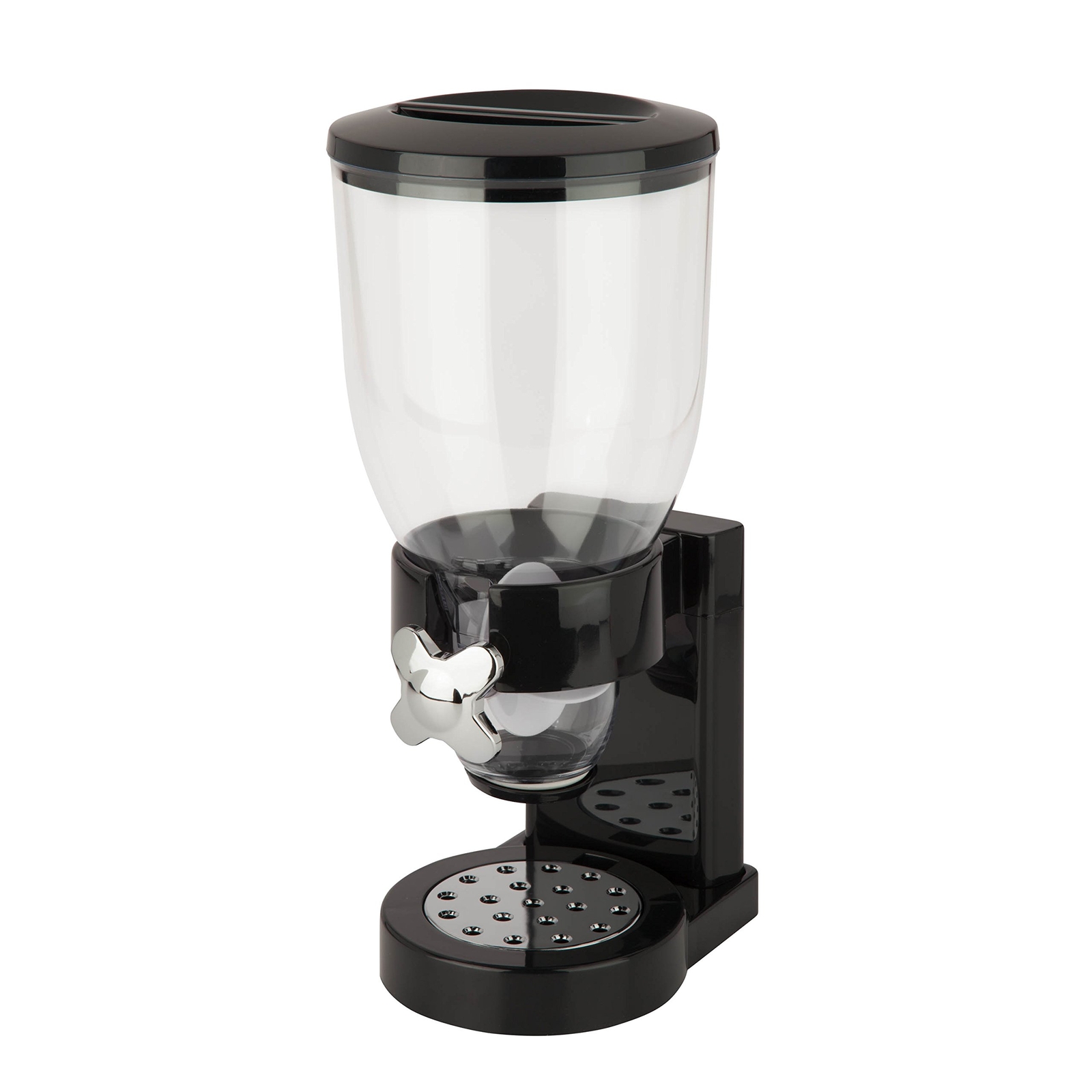 Honey-Can-Do Dry Food Dispensing Control Black/Chrome