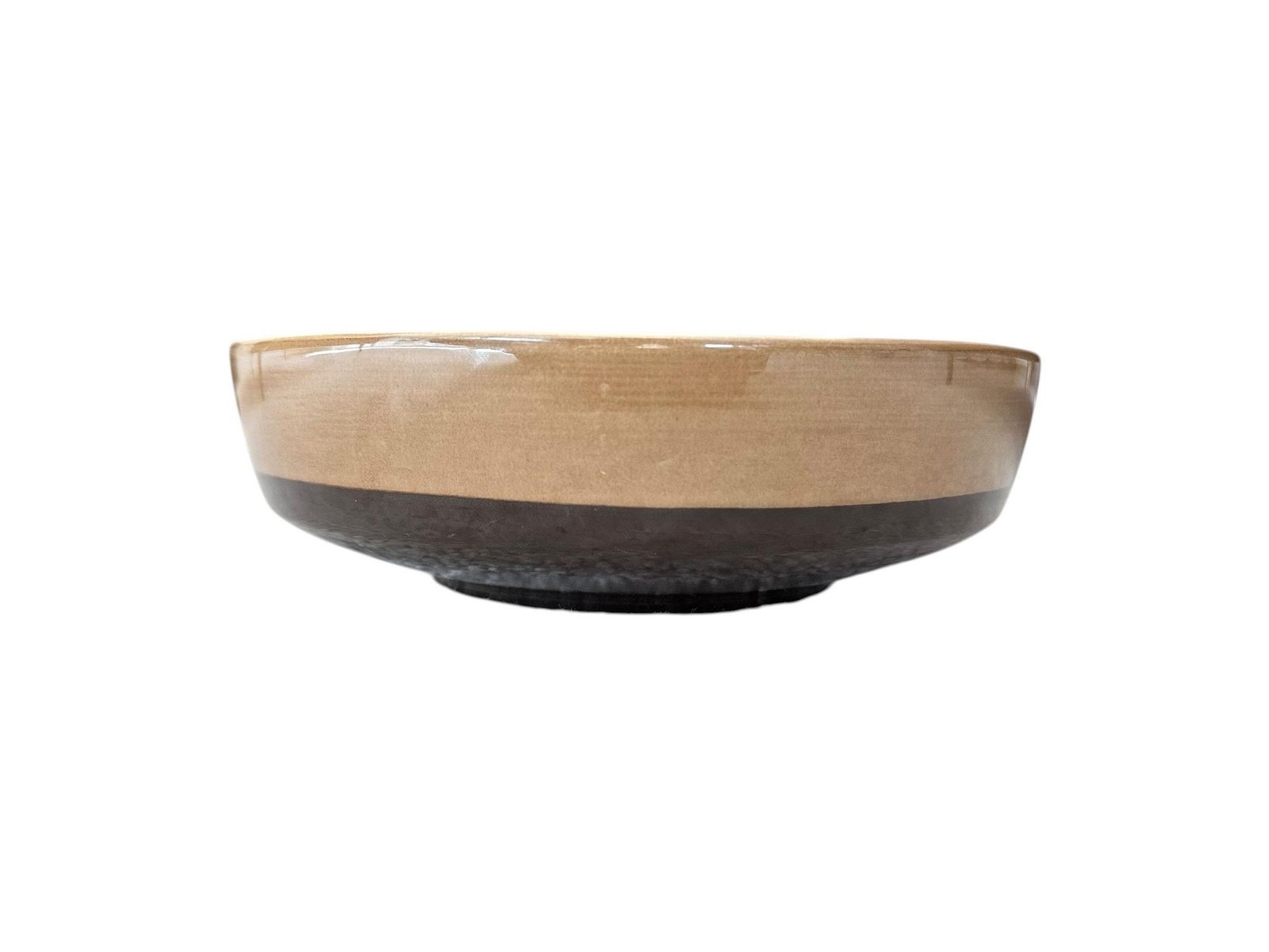 Vintage Franciscan Discovery Tahiti Serving Bowl MCM Brown Stoneware 9.5″ USA