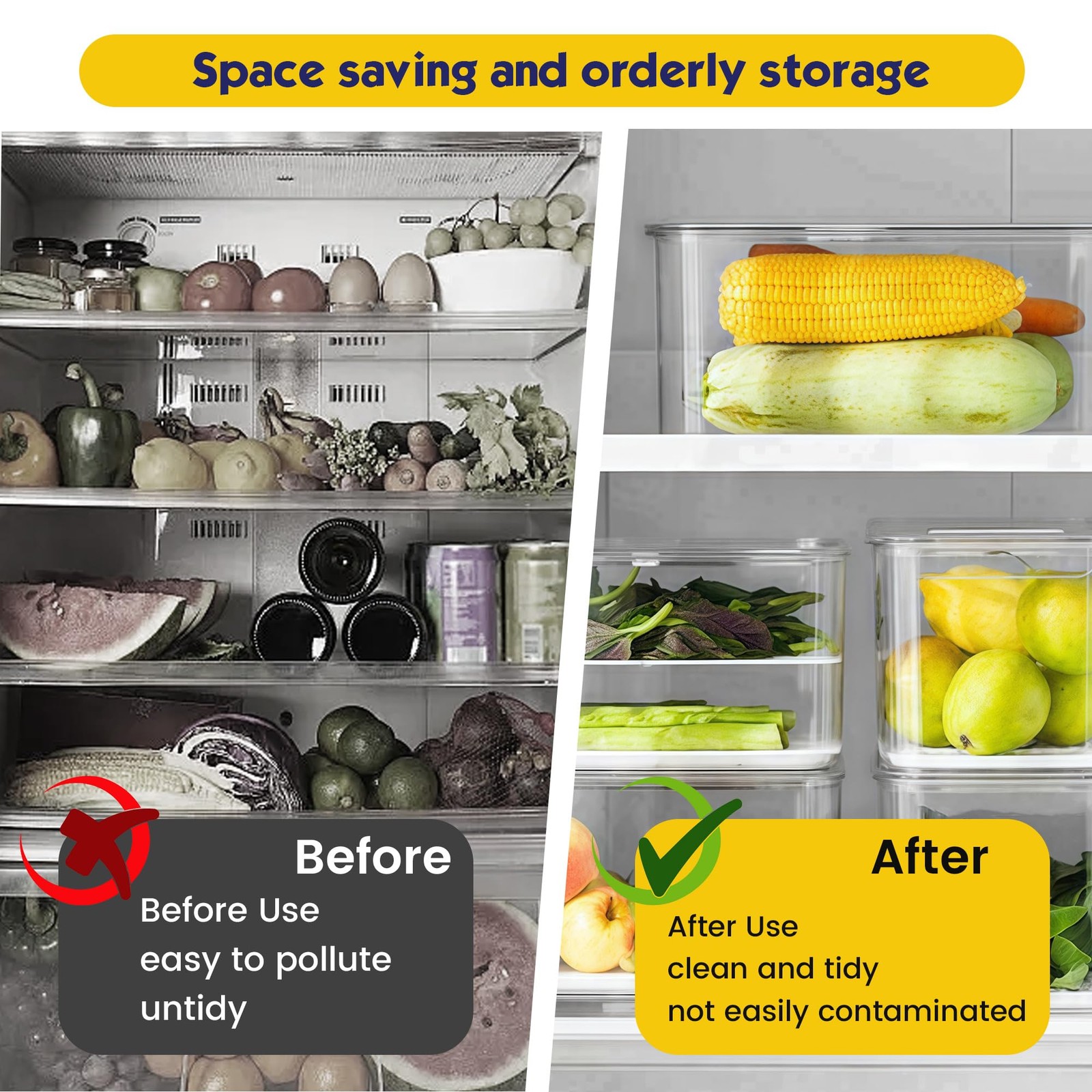 6 Pack NSF Food Pans with Lids, Full Size 4” Deep Commercial Food Storage Co…