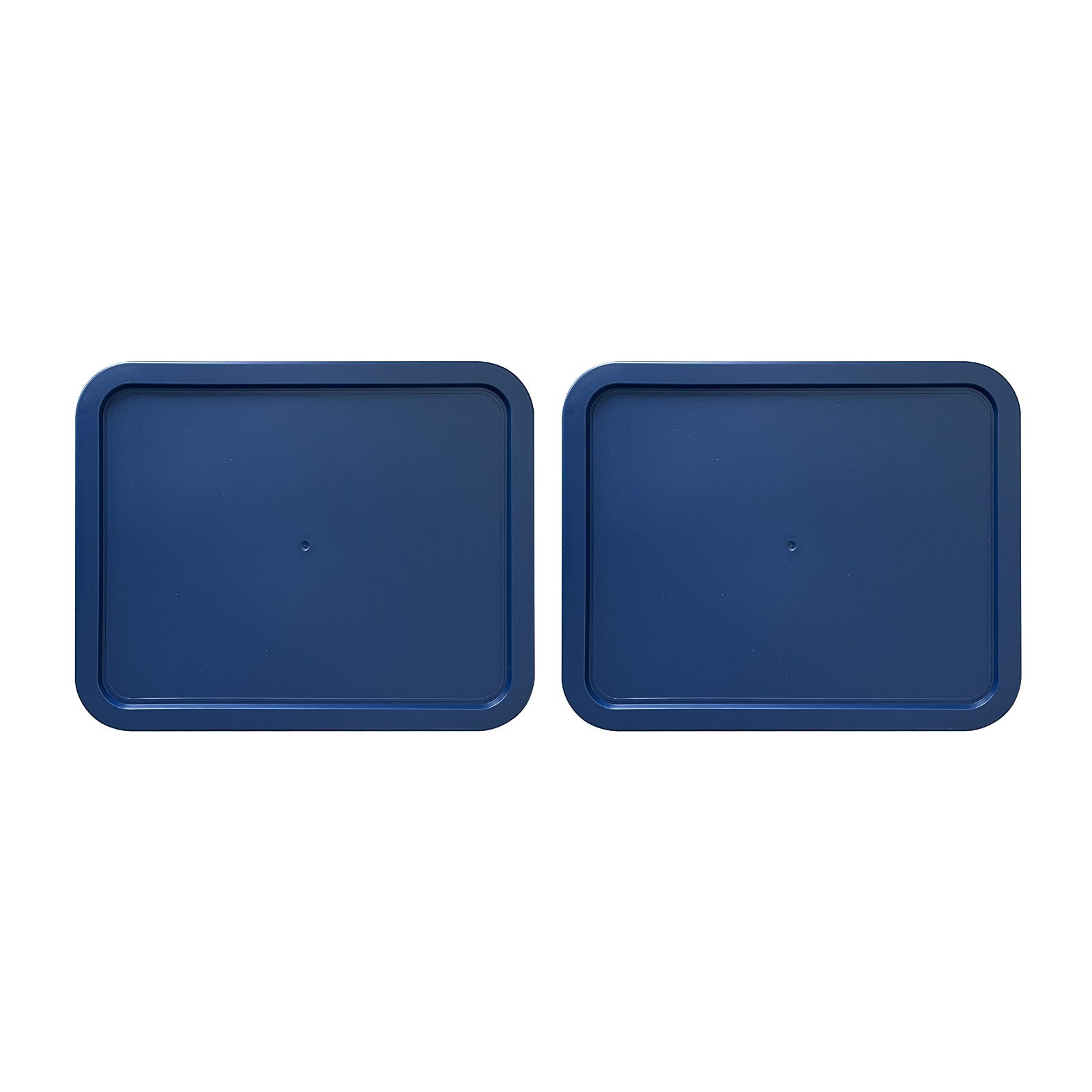 Replacement Lids for Pyrex 7212-PC 11-Cup Rectangle Navy 8″ x 9.75″ 2-Pack