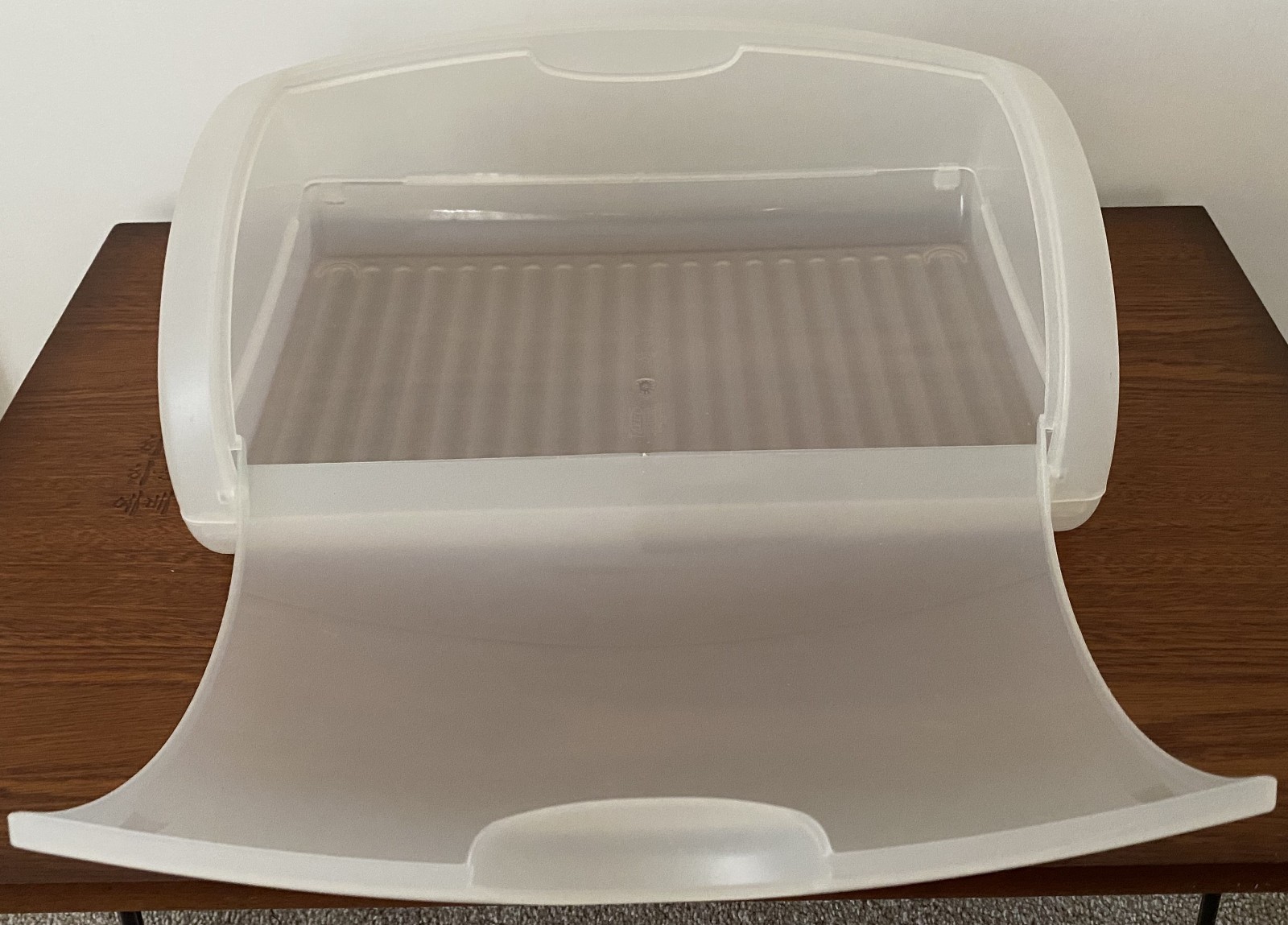 RARE IKEA Bread Bin White Y2K 03/04 Large Plastic Food Storage Container EUC