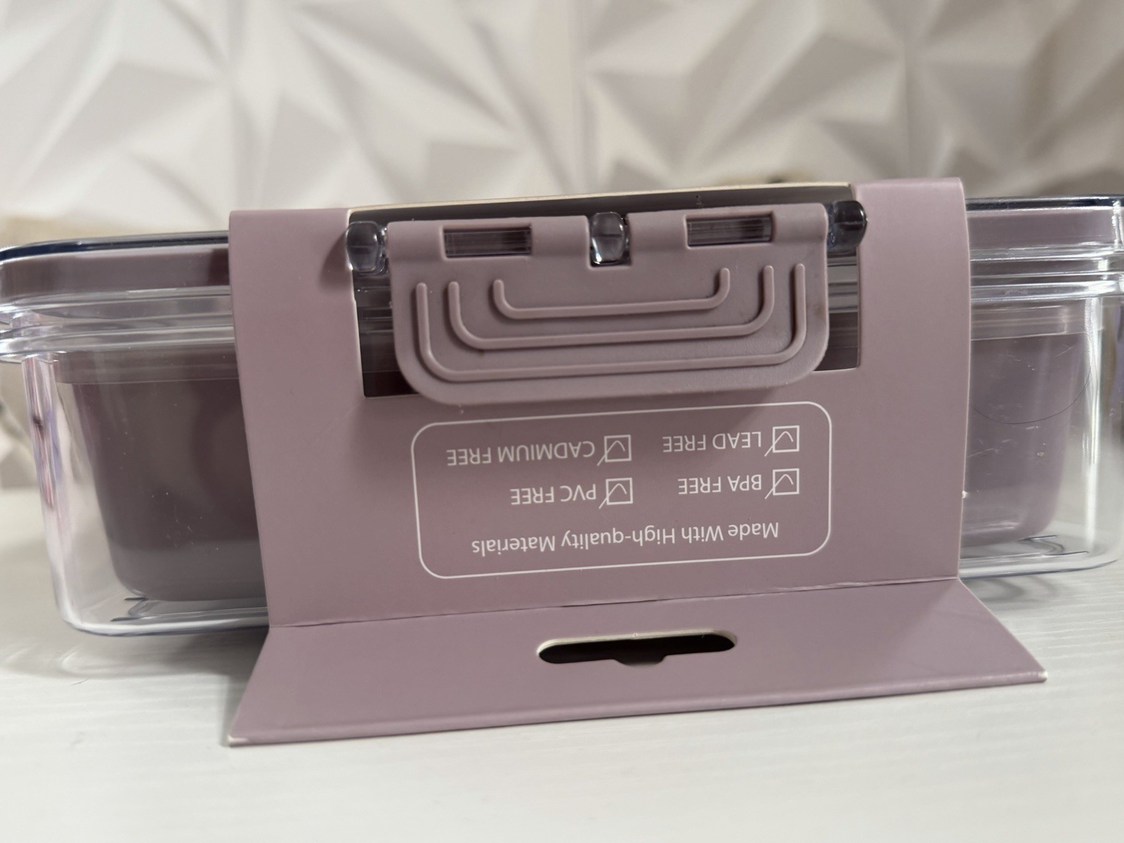 CWC Cook With Color Perfect On-The-Go Snack Box 8 Compartments Purple Airtight