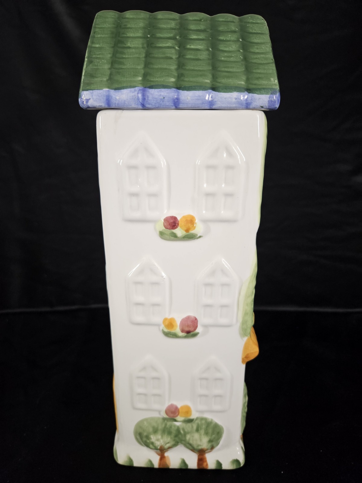 VTG Ceramic Pasta 12″ Canister House Kitchen Storage Jar Tuscan Italian Style