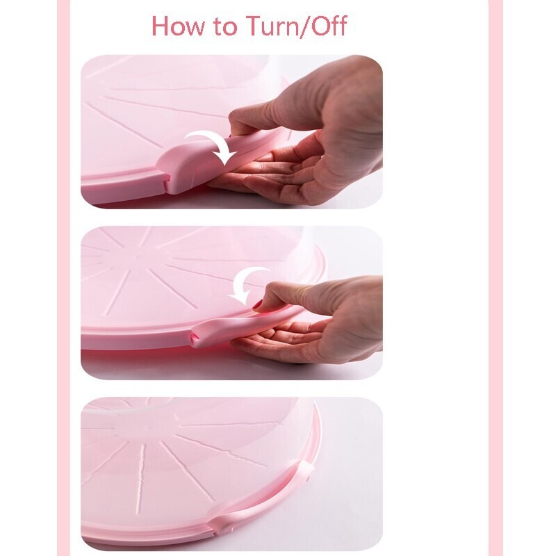 Cake Keeper Clear Storage Case protector bag Portable Carry Box Container