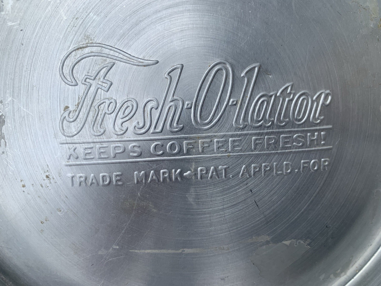 Fresh-O-Lator Coffee Container Aluminum Flour Sugar Kitchen Storage