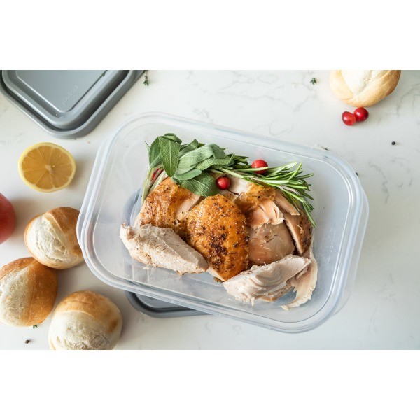 EveryWare Food Storage Container Set – Multisize – 40pcs/20ct- Gray