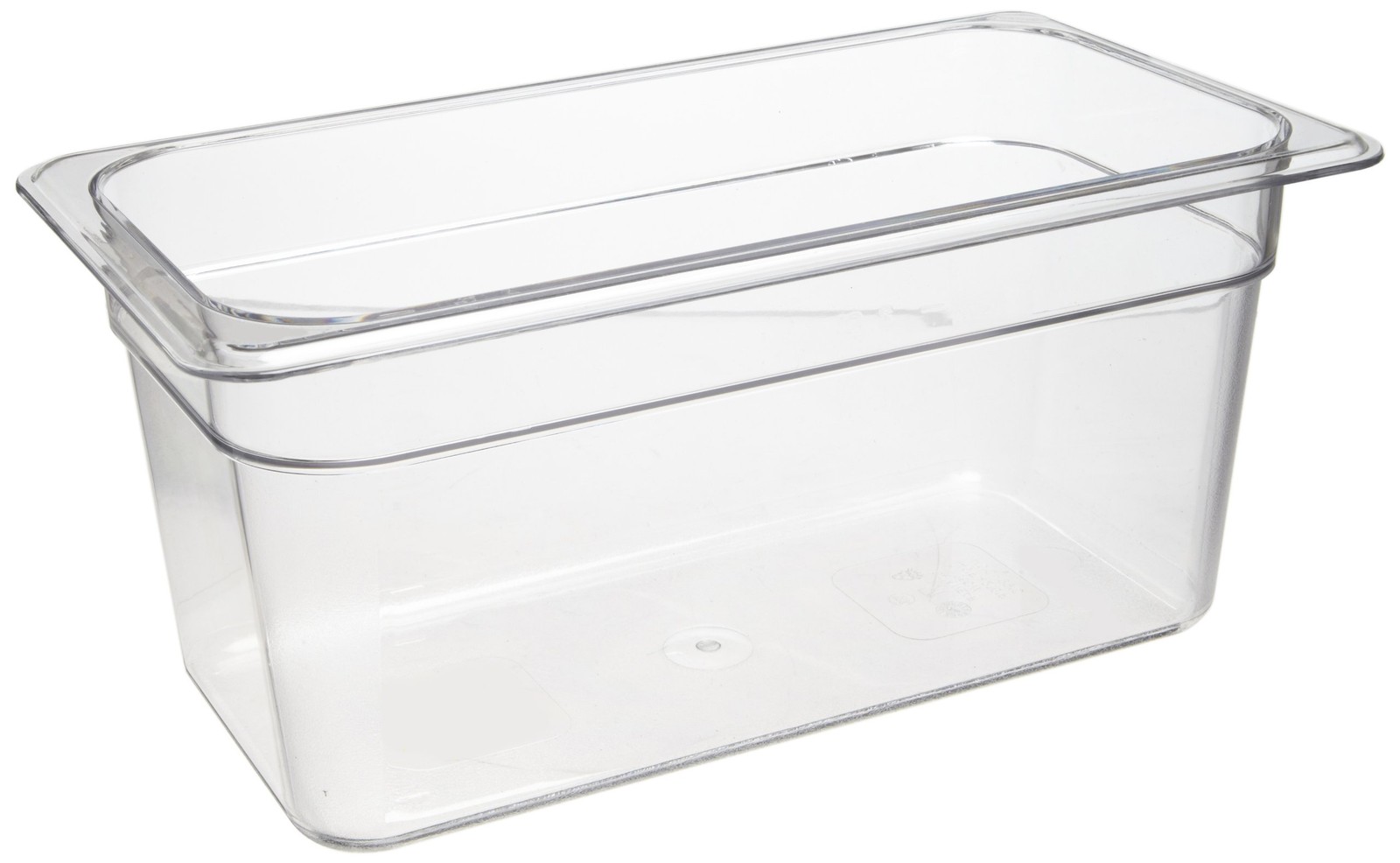Clear Polycarbonate Third Size Food Pan 5.6 qt 123/4×615/16×6 Inch 36CW