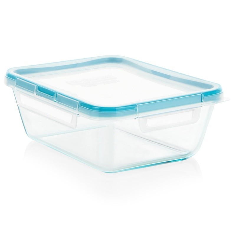 Airtight Glass Food Storage Container 8 Cup Leak Proof Stackable BPA Free New
