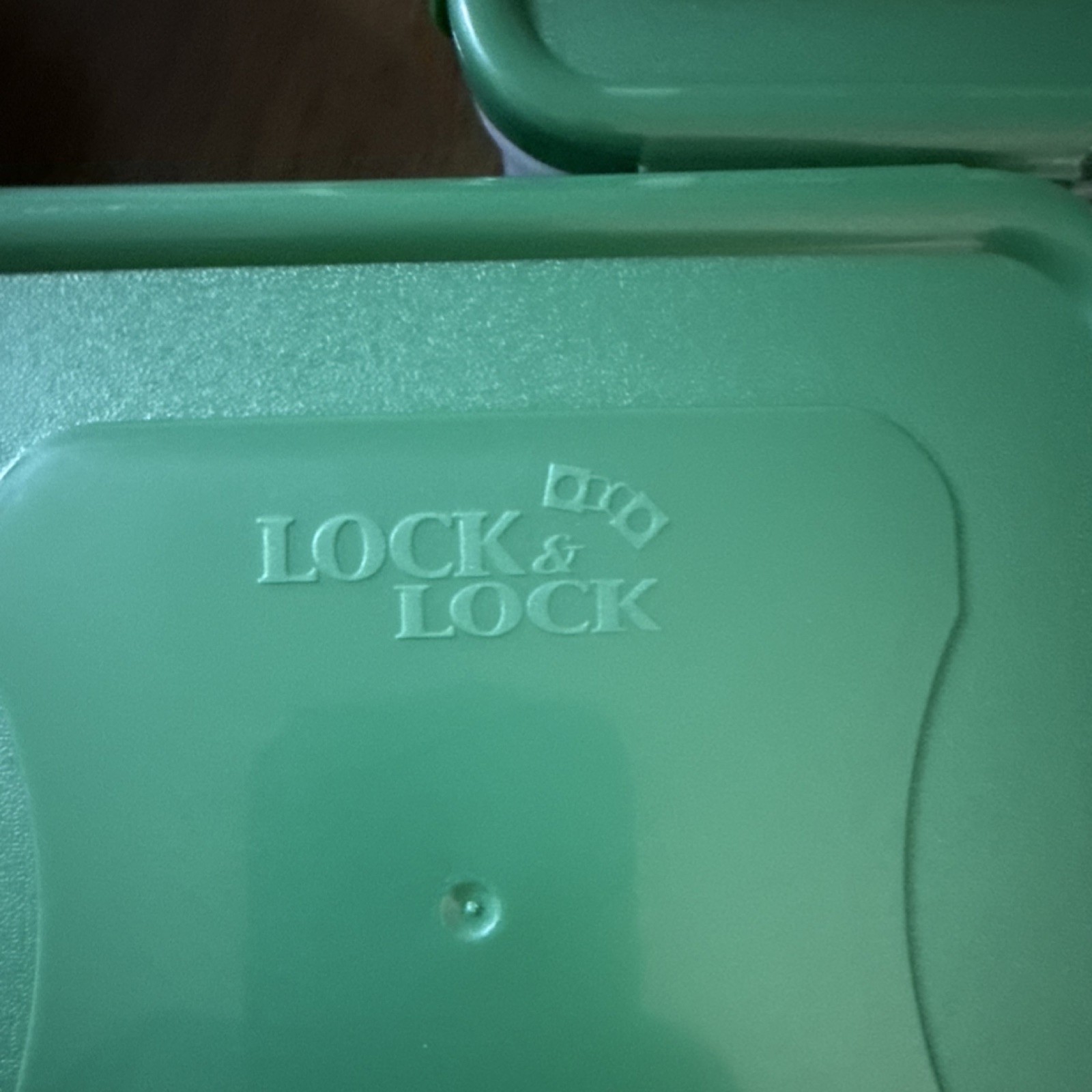 Lock & Lock 8pc Square Round Rectangle Plastic Storage Set Clear Green Snap Lid