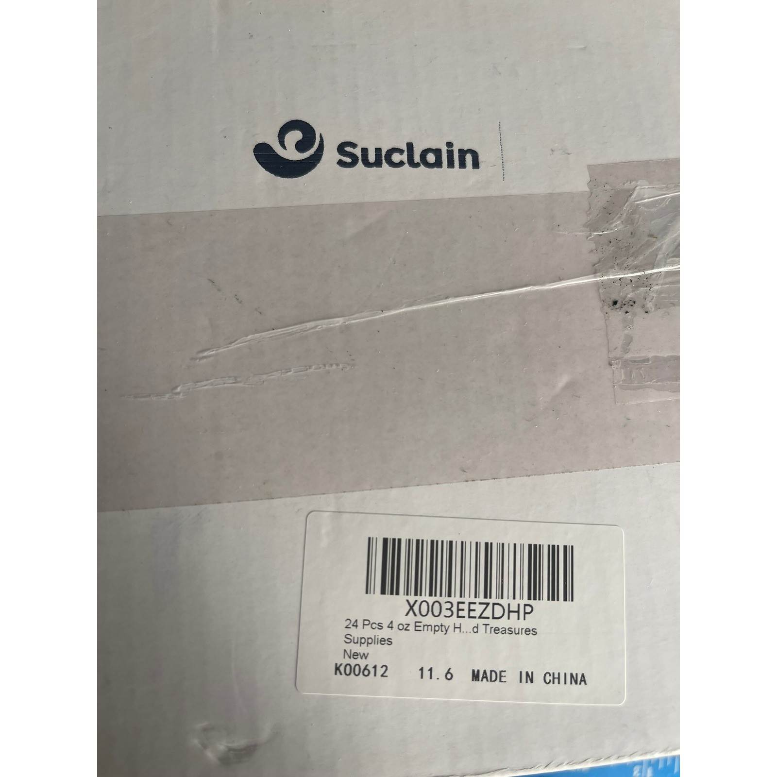 Suclain 24 Pcs 4 oz Heart Shaped Metal Tins Clear Window Lid Silver Storage Box