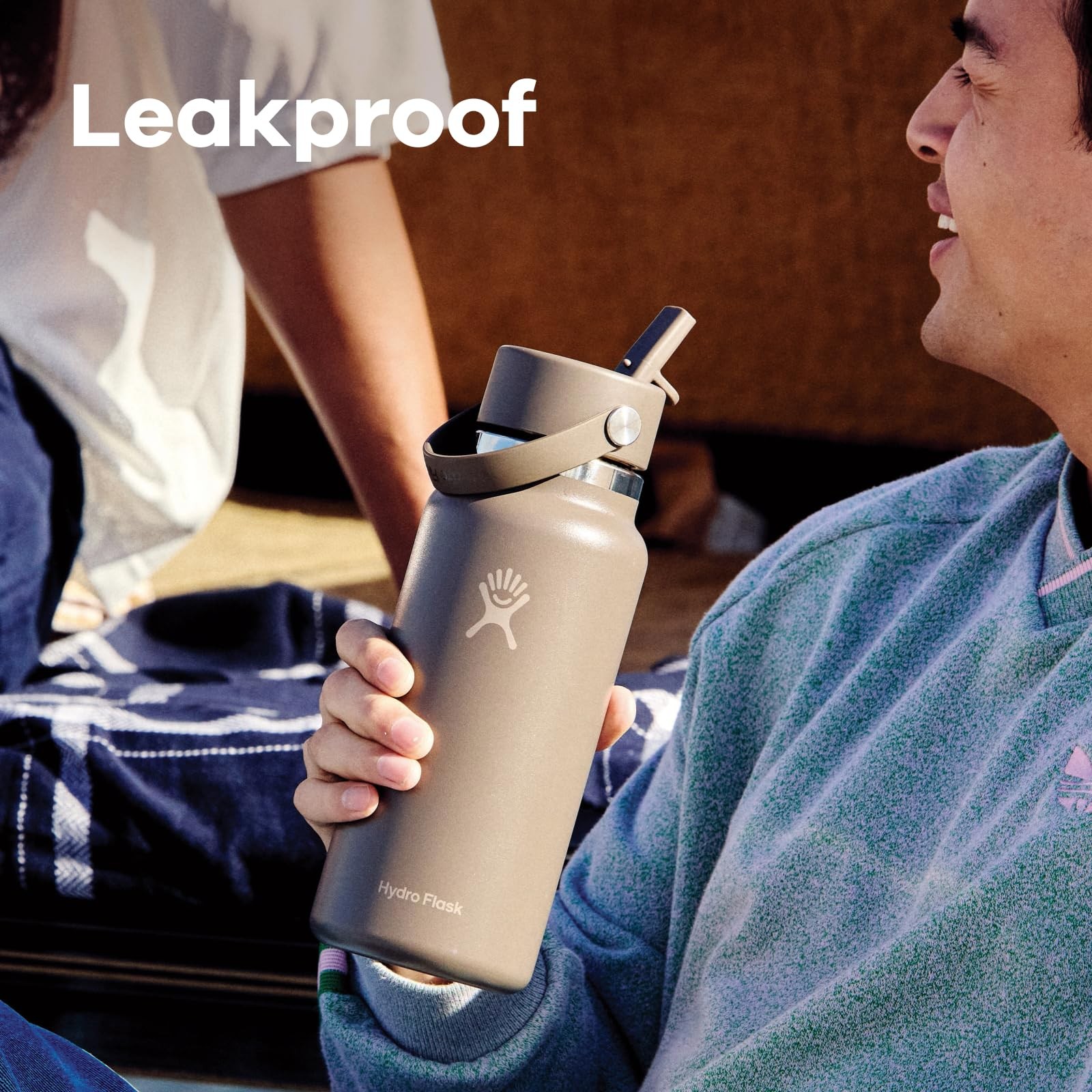 Hydro Flask 32 Oz Wide Flex Straw Cap Stone Hdf-W32Bfs010