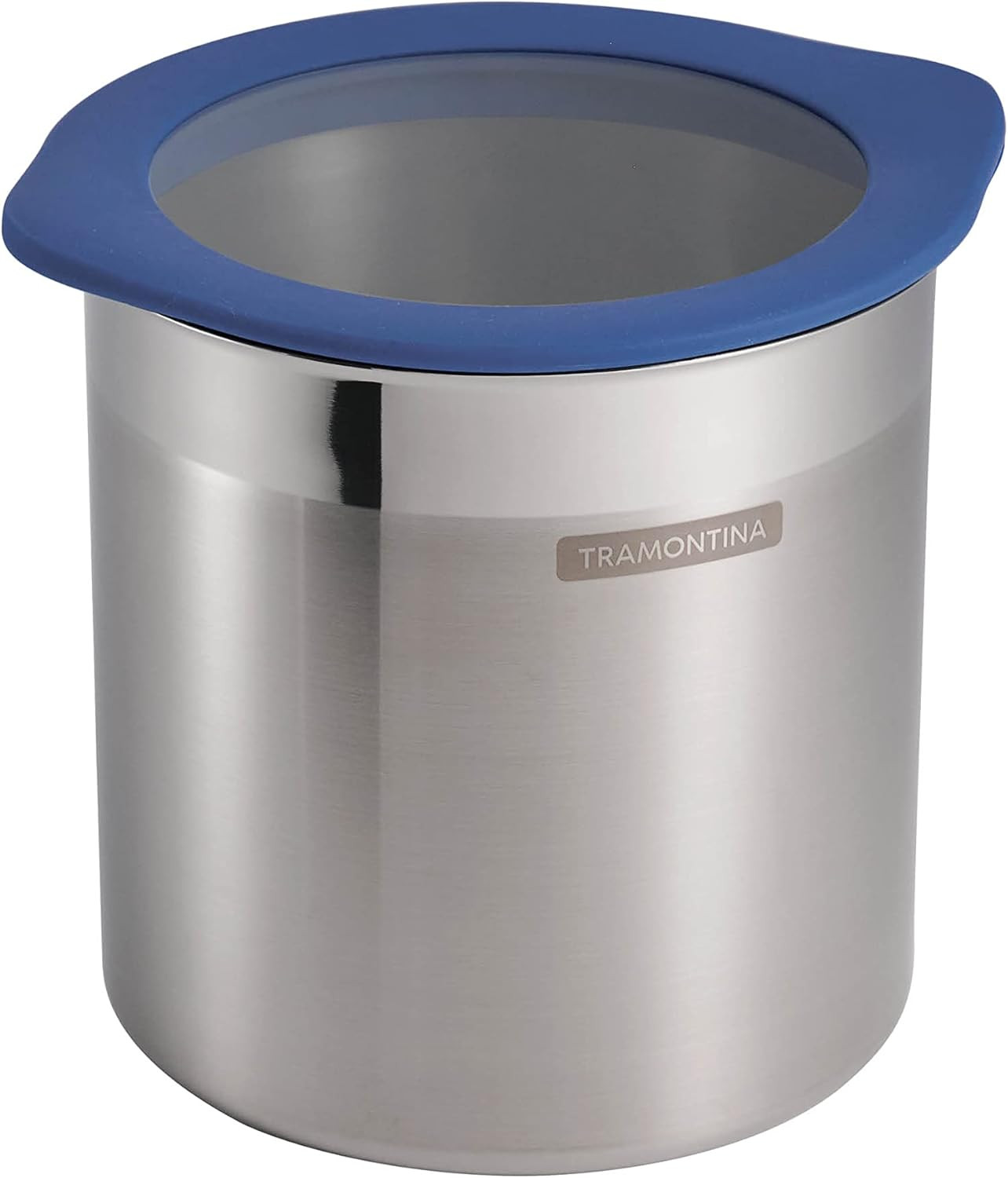 4-Piece Food Storage Containers with Silicone Lids, Stainless Steel Reusable Can
