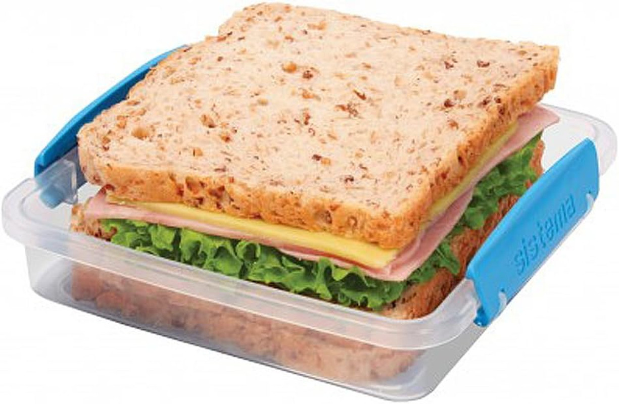 450ml Sandwich Box to Go, One Box (Colors May Vary)