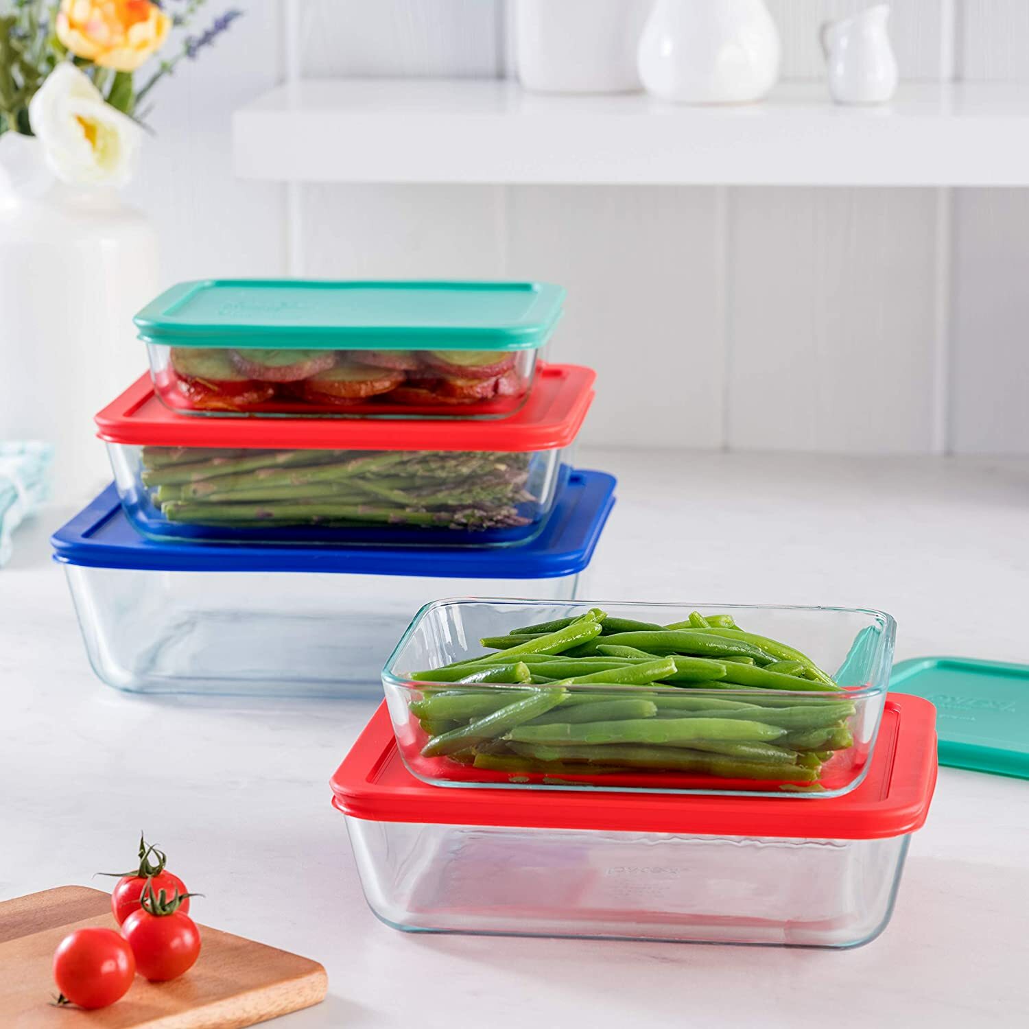 Pyrex Simply Store Rectangular Glass Food Storage Dish