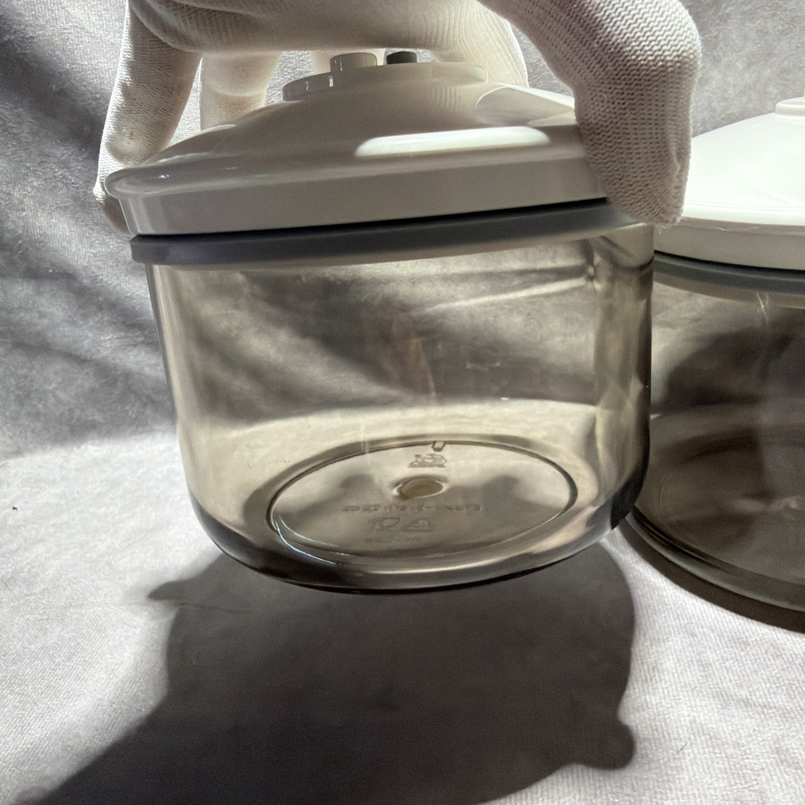 Food Saver Vacuum Seal Containers Clear -Set of 2: 50oz & 25oz