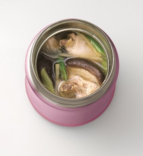 Zojirushi Stainless Steel Food Jar 25-Ounce Pink Sw-Fce75Ps