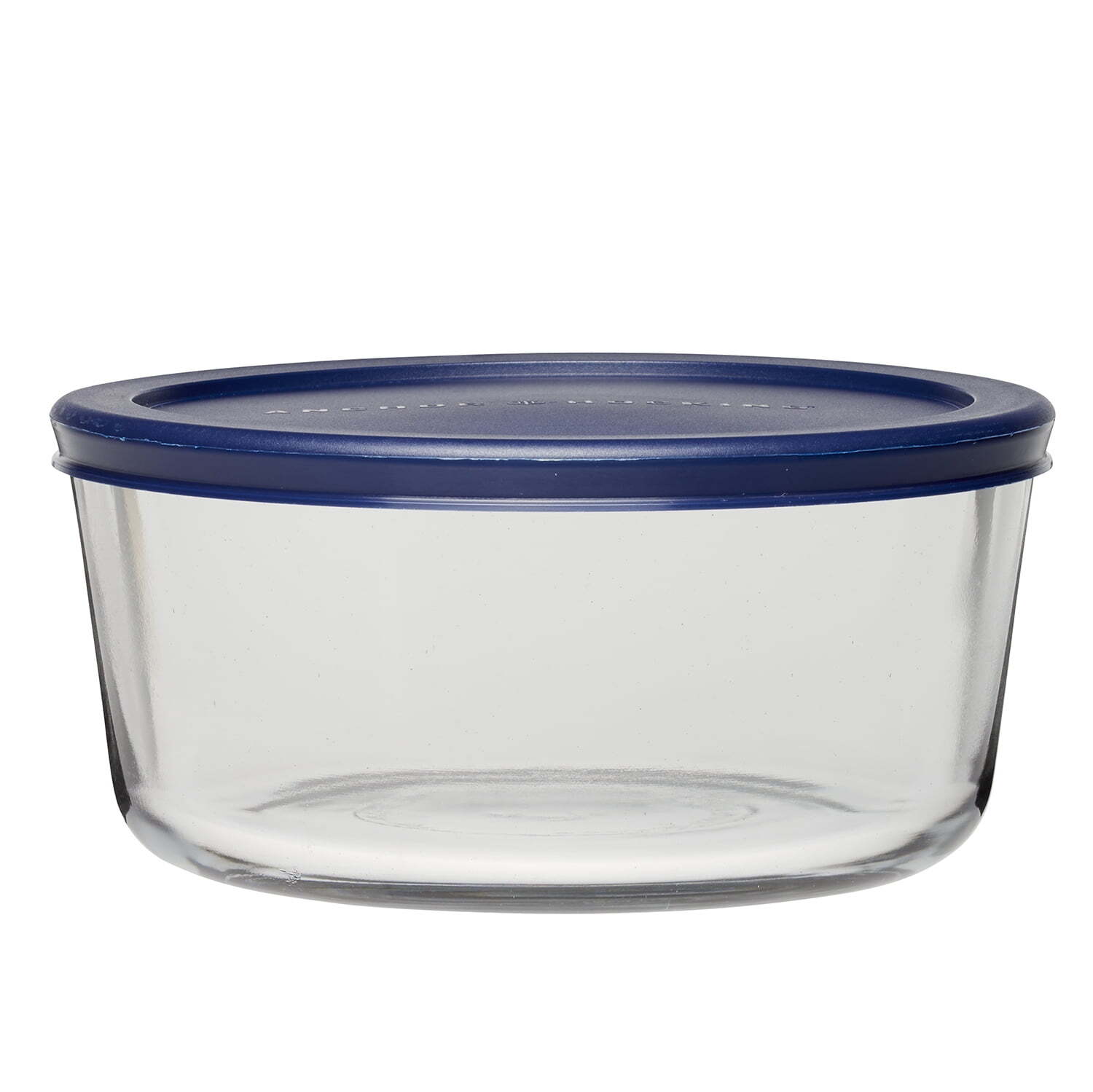 Glass Food Storage Container with Lid, 7 Cup Round