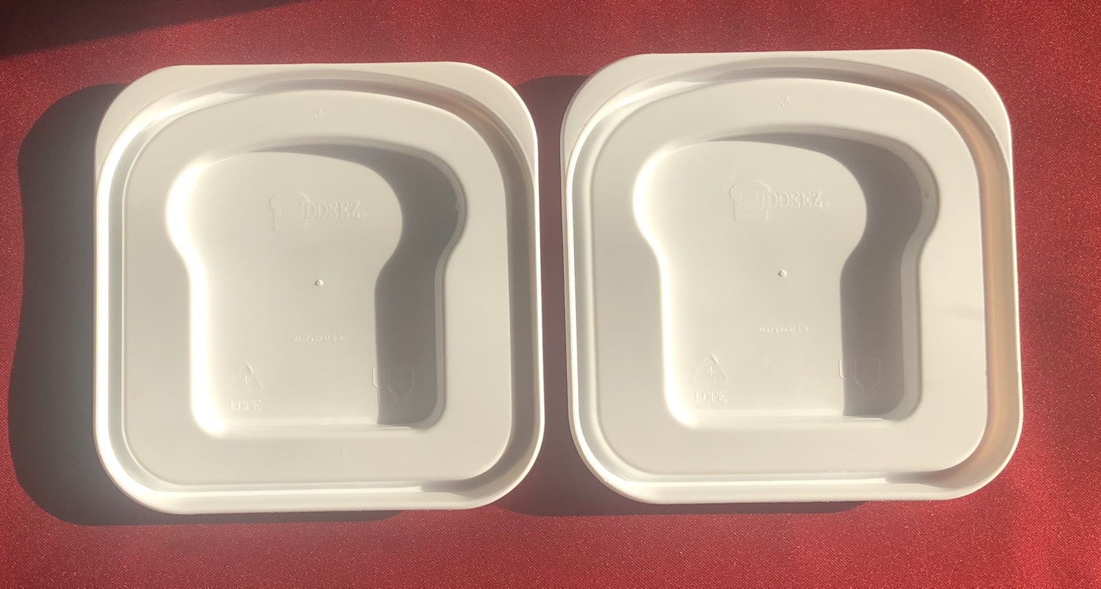 Buddeez Bread Buddy Airtight Storage Containers Slice by Slice Dispensing Design