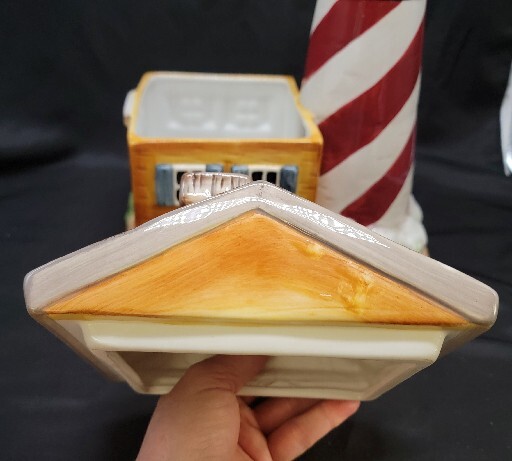 Cookie Jar Lighthouse Beach Home Nautical Kitchen Decor Storage Canister Gibson