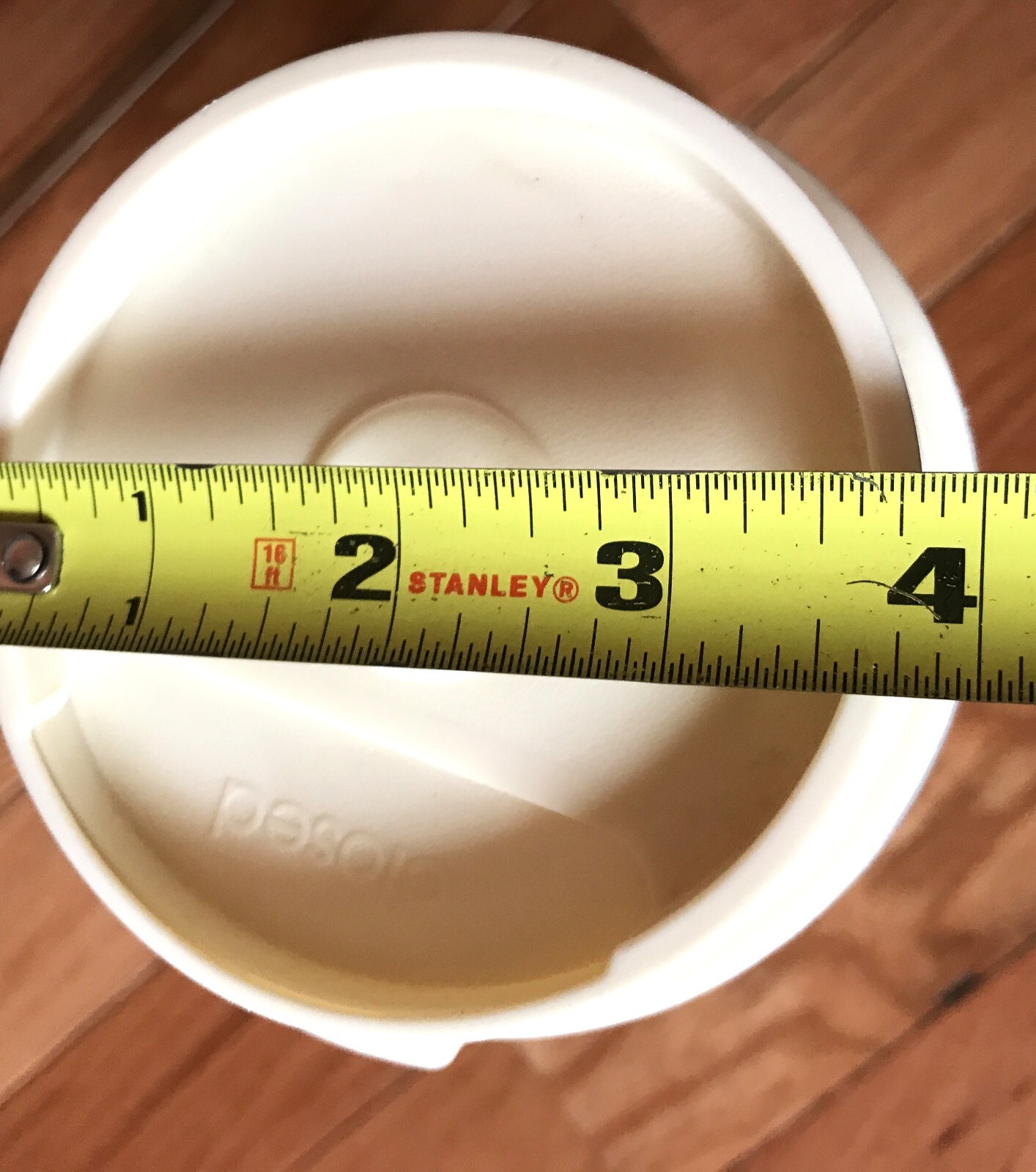 VTG Rubbermaid Pasta Spaghetti Container Holder Almond Portion Control Lid 0110