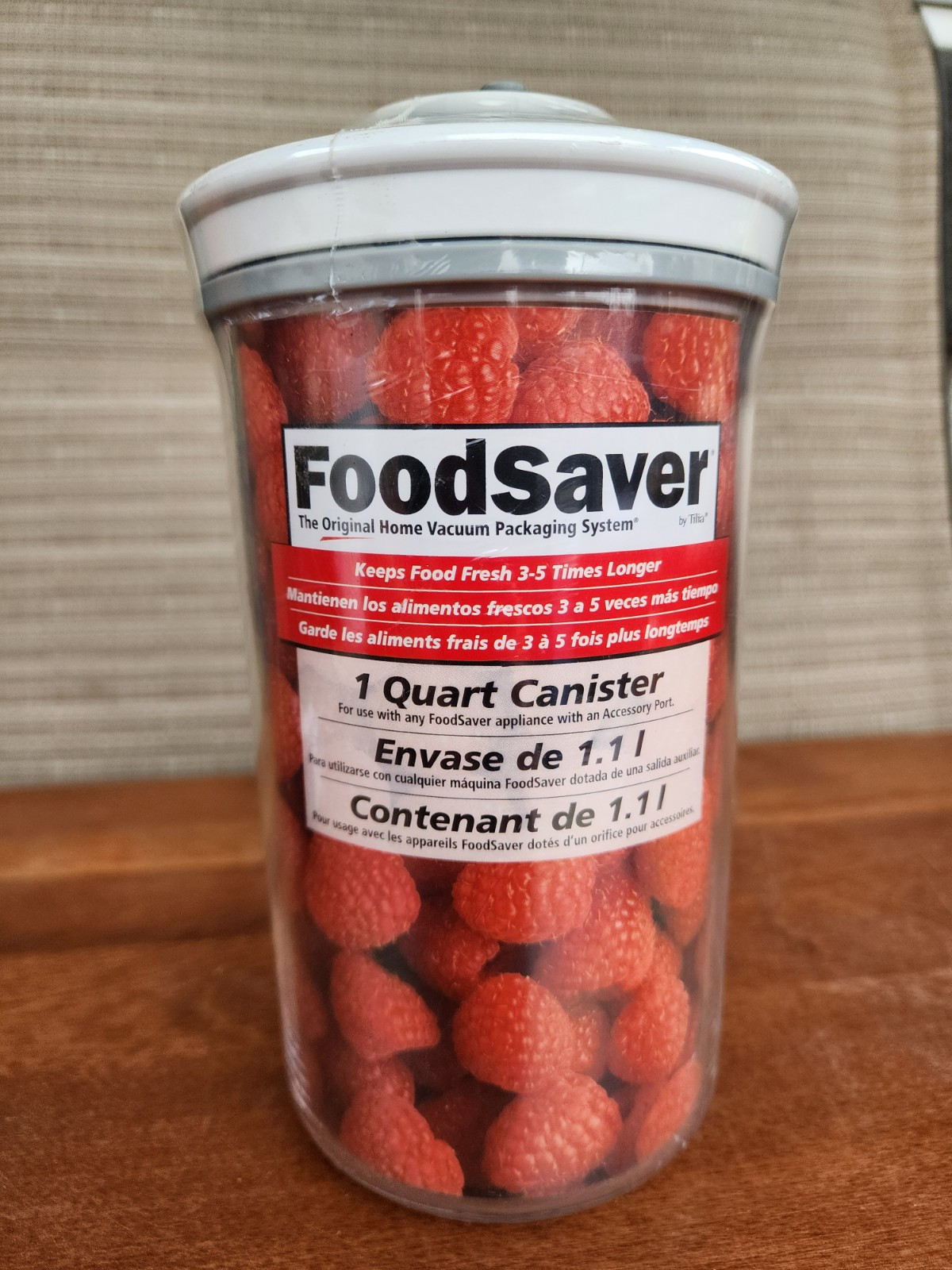 FoodSaver Vacuum Pack System 1 Quart Canister Keep Food Fresh New