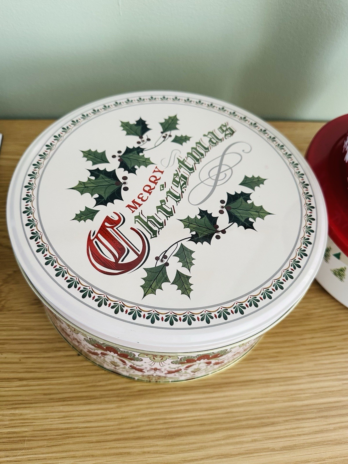 Christmas Holiday Bowl Set with Tin, Snap Lids, Snowman, 4-Piece