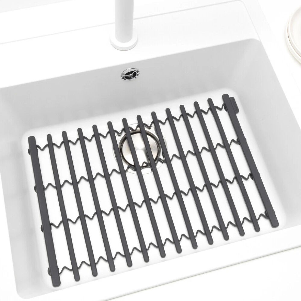 Brabantia Silicone Sink Mat | Dark Grey