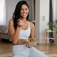 Prep – 1-Compartment Bowls with Custom Fit Lids – Reusable, Microwaveable,