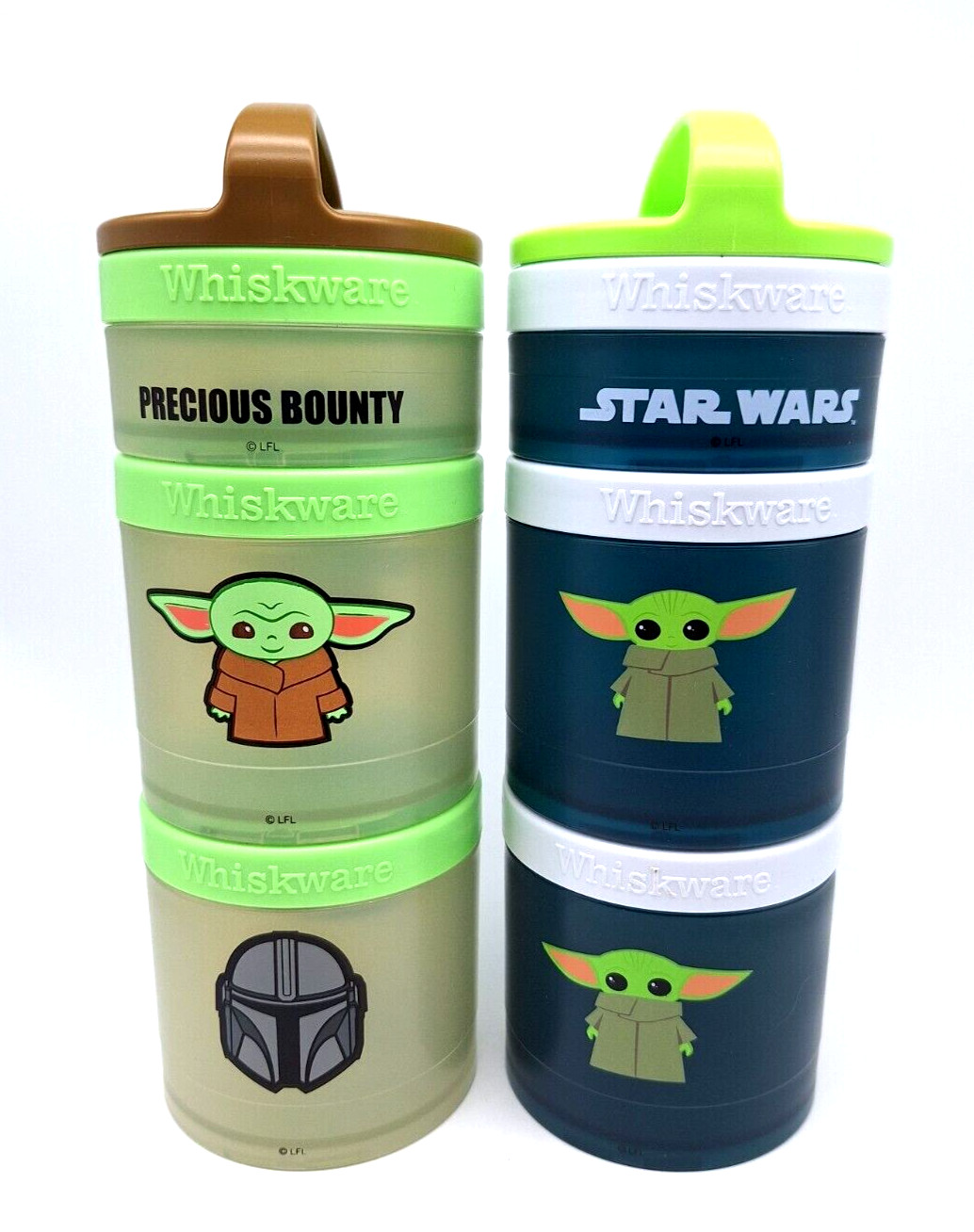 Whiskware Star Wars Precious Bounty Stackable Snack Containers Set of 2 Stacks