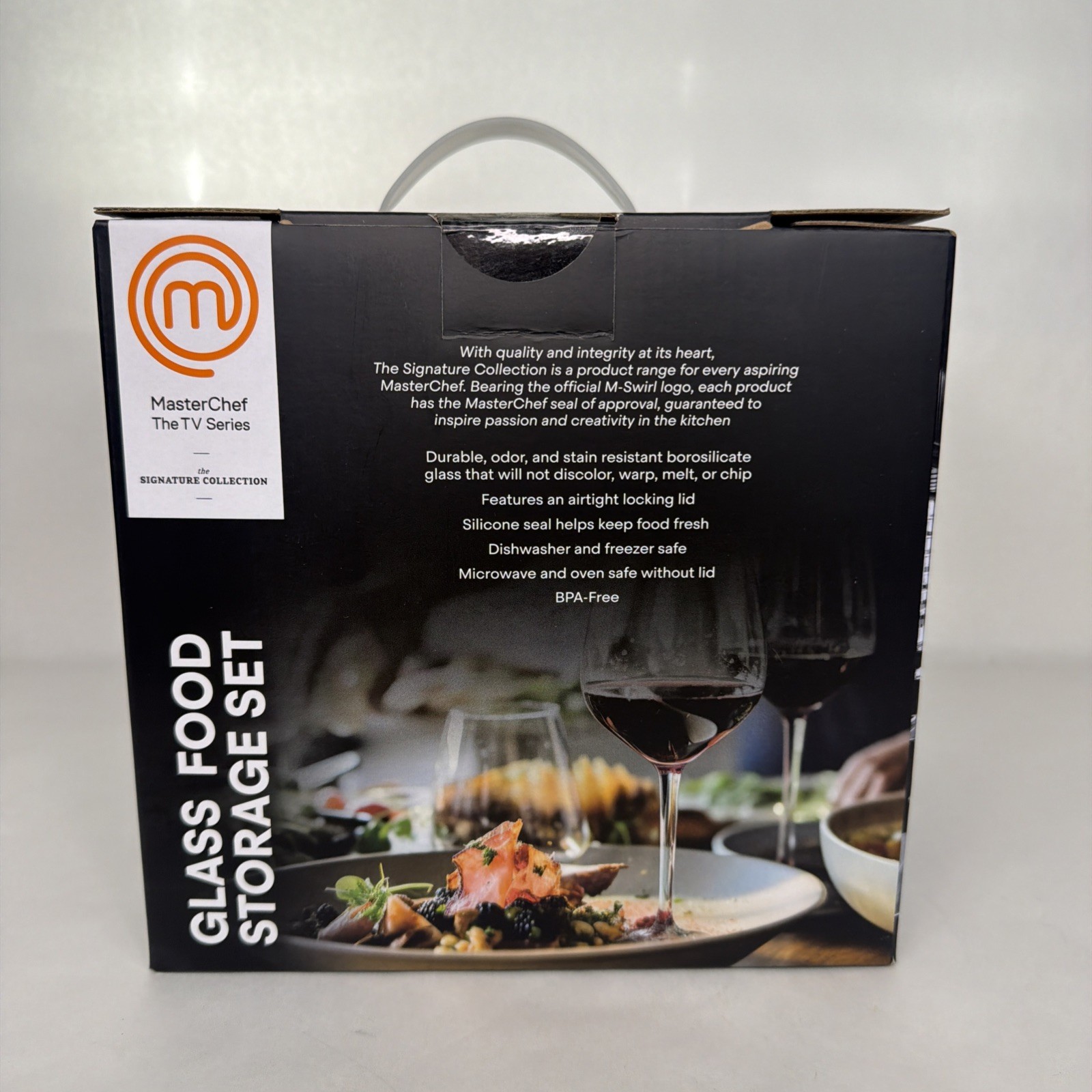 2026 MasterChef Glass Food Storage Set 10pc Airtight Containers Kitchen Set