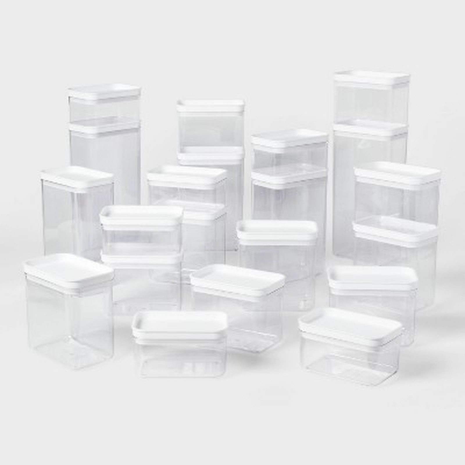 21pc Food Storage Canister Set – Brightroom – Clear Plastic Containers