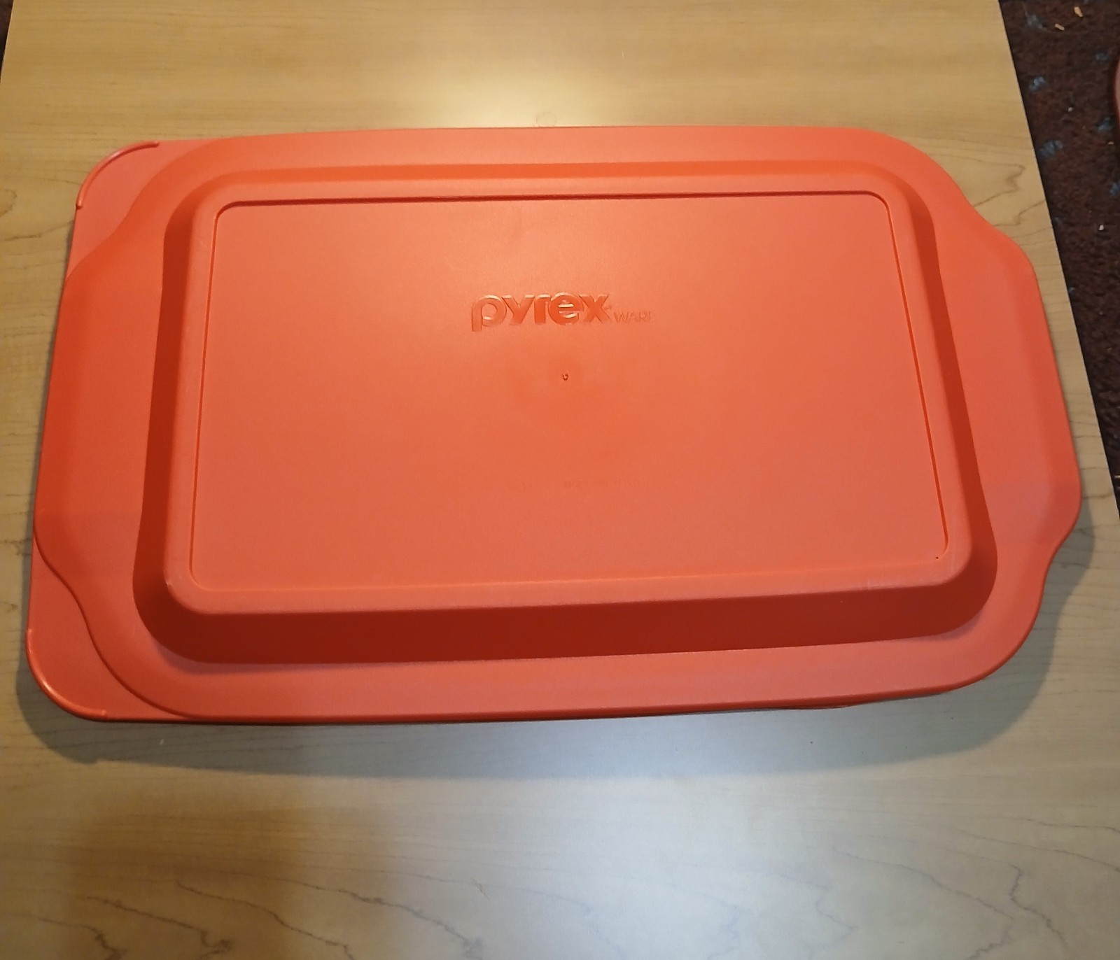 Pyrex Red Plastic Replacement Lid C-233-PC 9×13 3qt 2.8L Rectangular USA