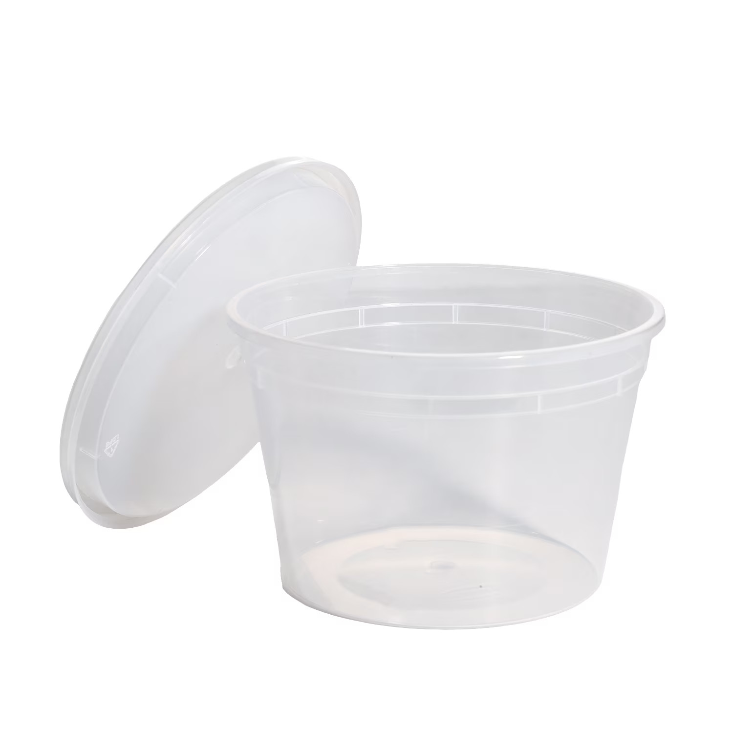 Plastic Deli Container Reusable Food Storage Meal Prep 20 Pieces 16oz.