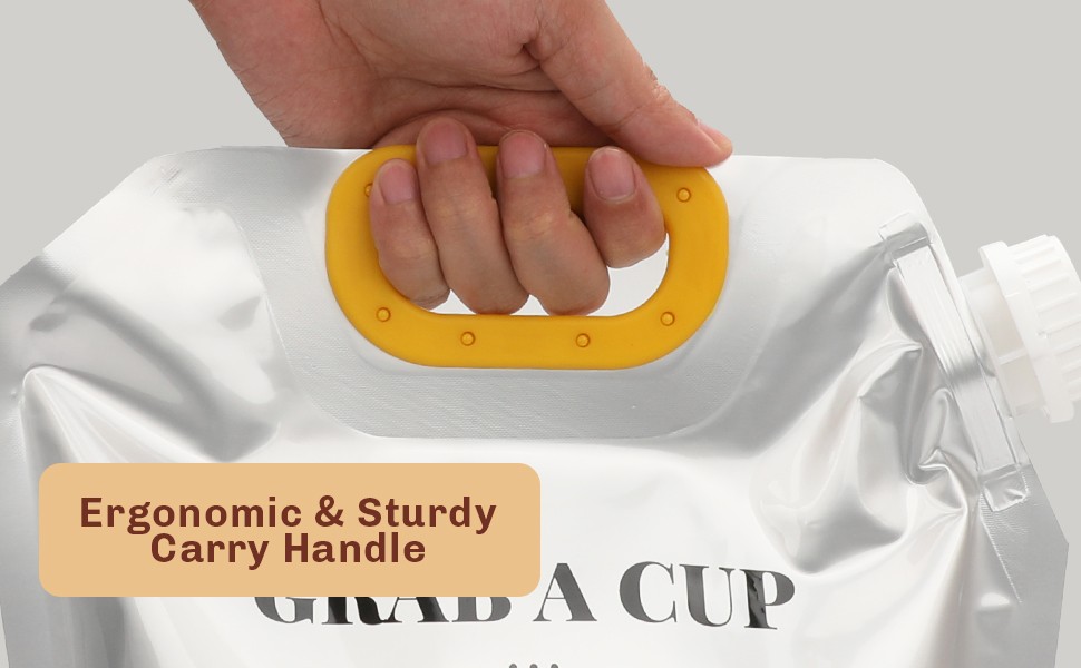 10 Pack Disposable Coffee Dispensers with Handle Coffee Box Cold Hot Beverage