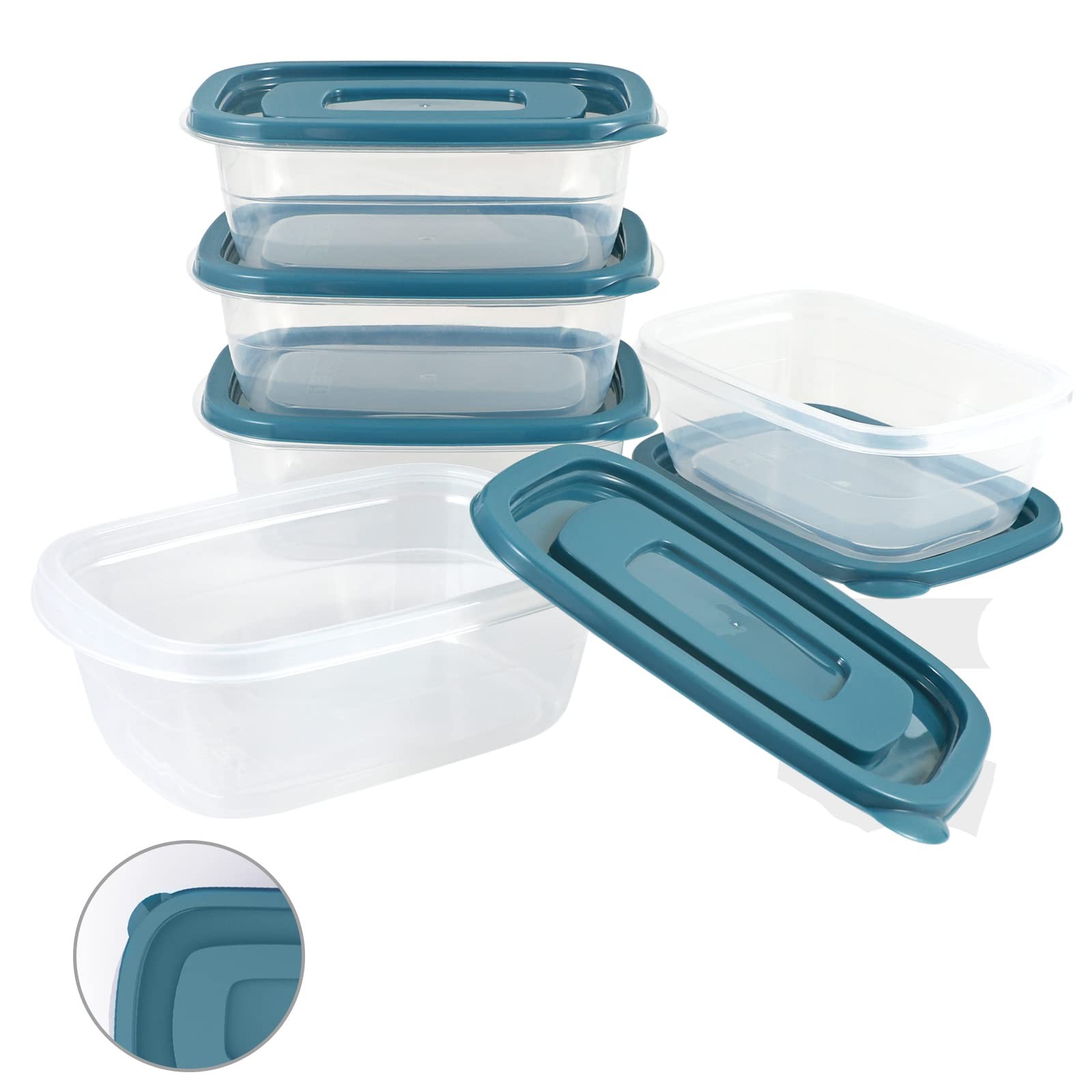 5PCS Small Food Storage Containers,Freezer Microwave safe,Food Container Sets…