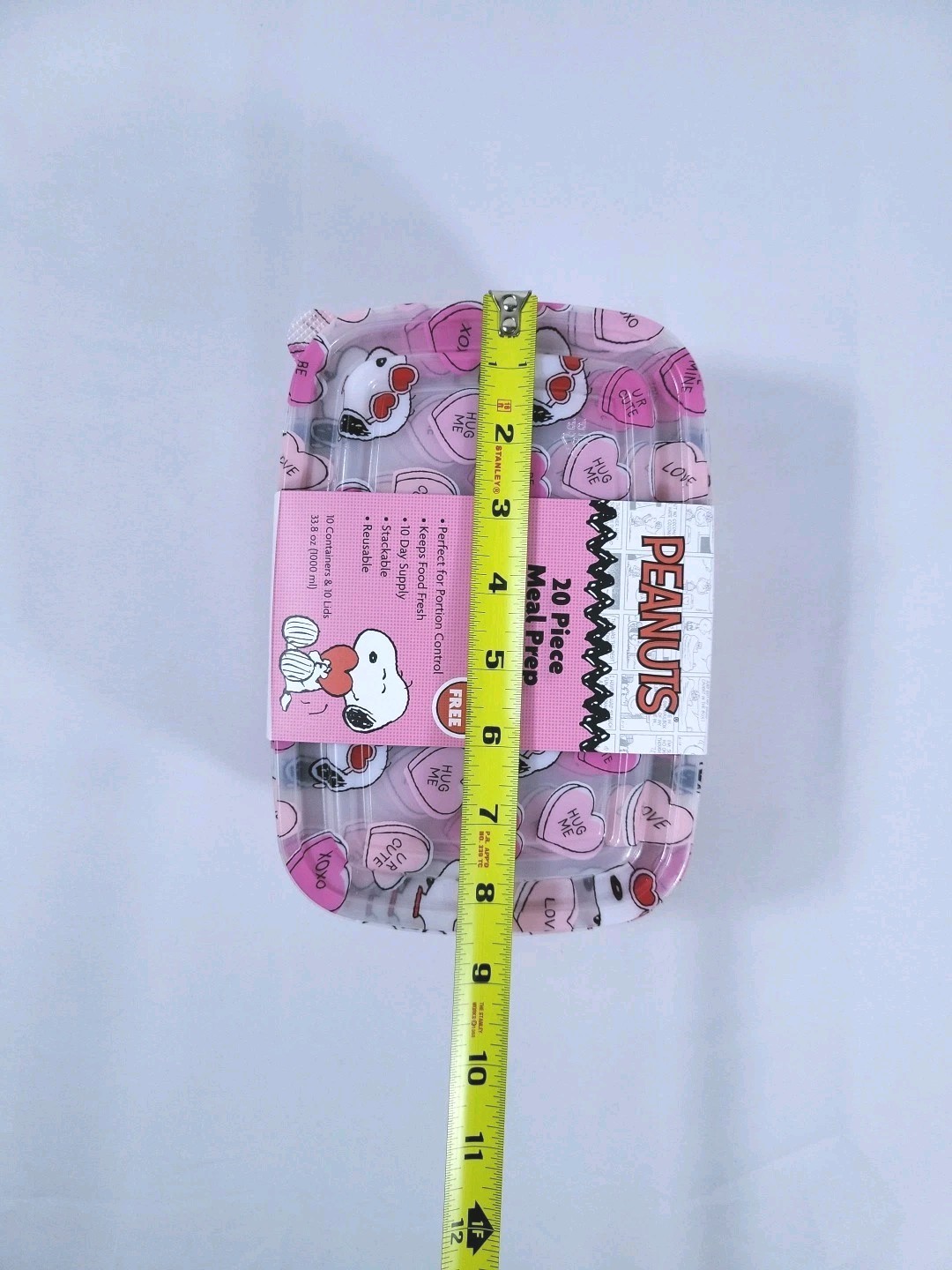 Peanuts New 2026 20 Piece Meal Prep Containers Snoopy Valentine’s Day Theme