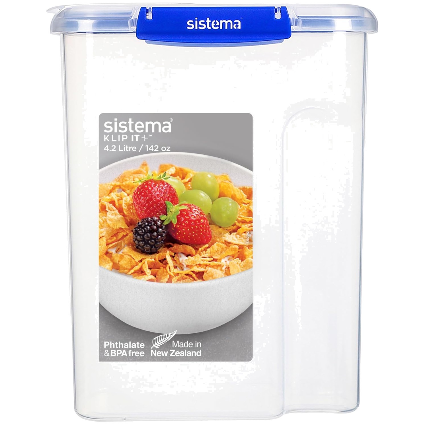 Compact 4.2L Cereal Storage Container, Airtight Seal