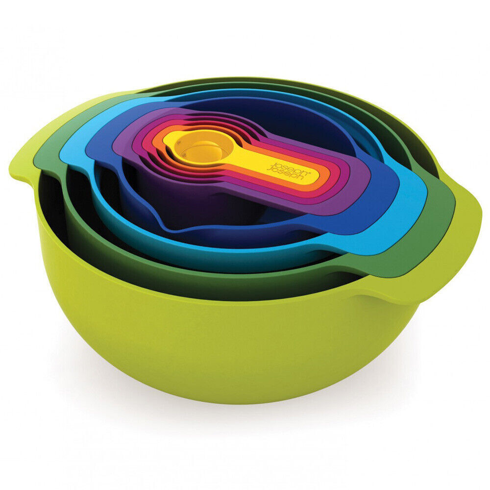 Joseph Joseph 9 Nest Plus Bowl Set Food Preparation – 9pc Multi Colour 40031