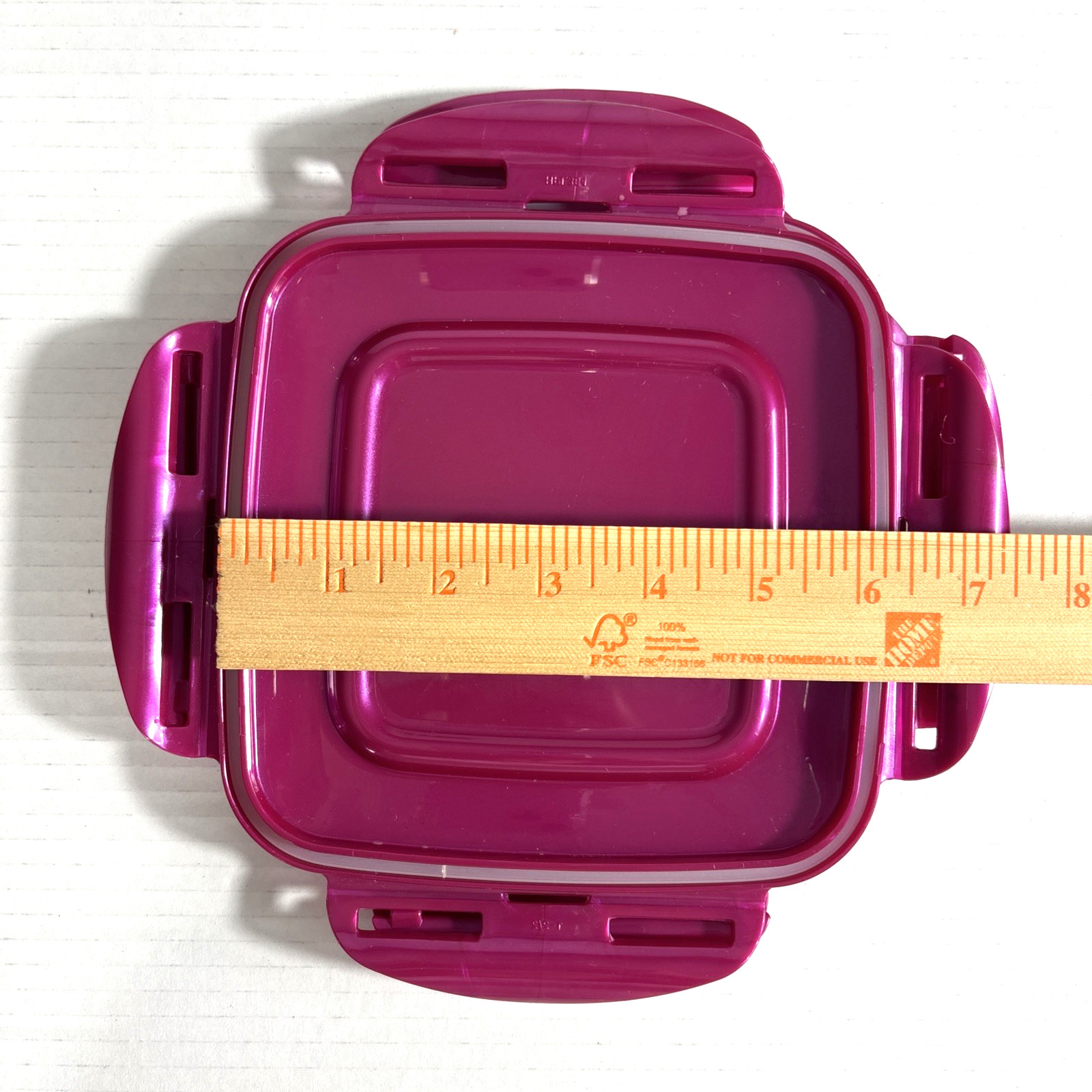 4 Lock N Lock Purple Replacement Lids Neon Rectangle Square Kitchen Colorful