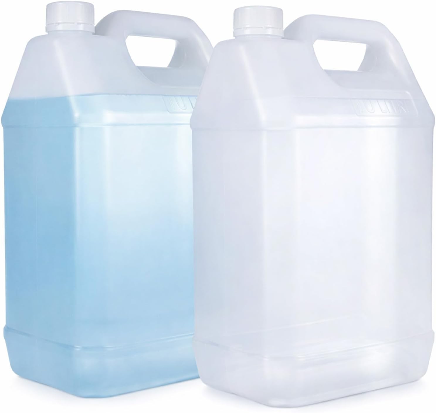 2.5 Gallon Water Jug (2 Pack), Heavy Duty Liquid Storage Container with Lids, HD