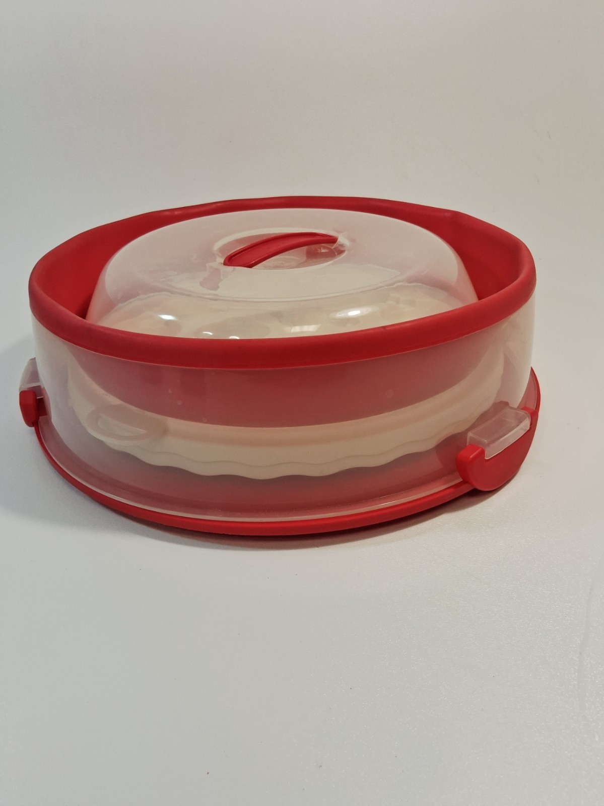 Prepworks Progressive Collapsible 2 Tier Cupcake Cake Carrier Snaplock Handle