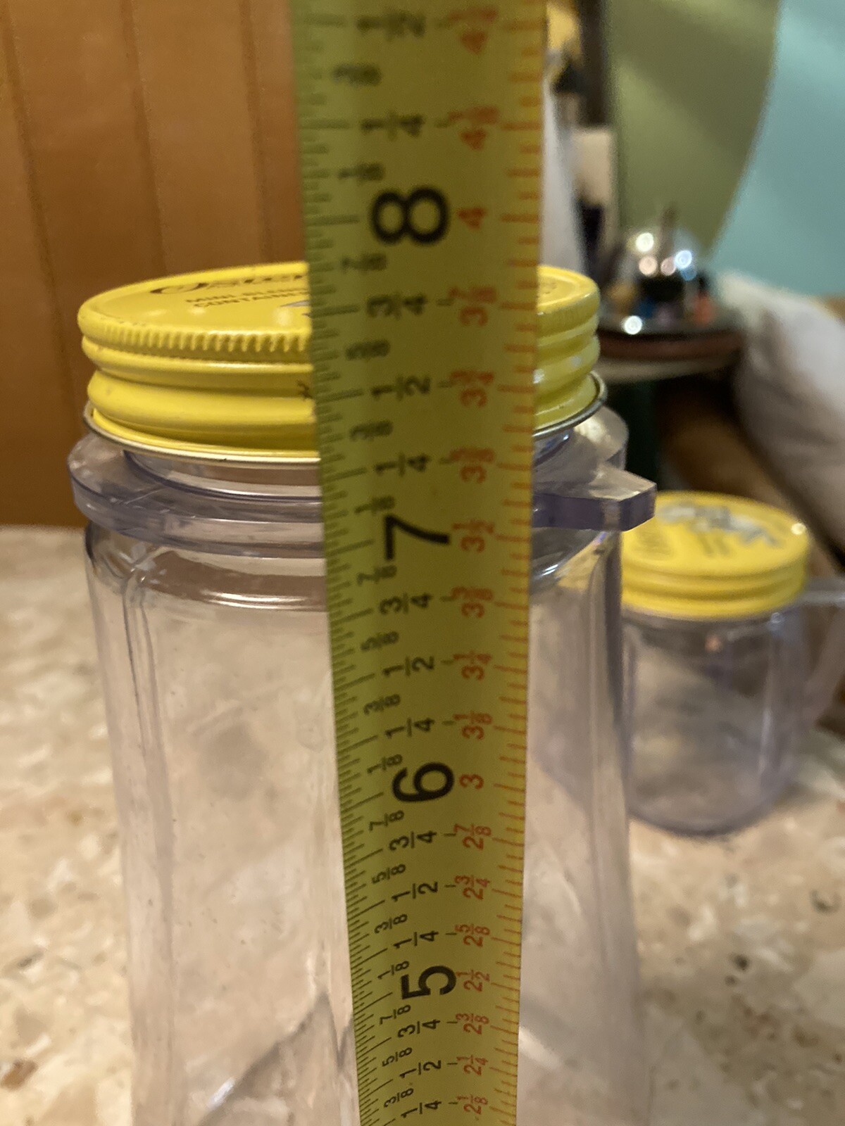 Oster Osterizer Blend And Store Vintage Two Plastic Container Cup With Lid