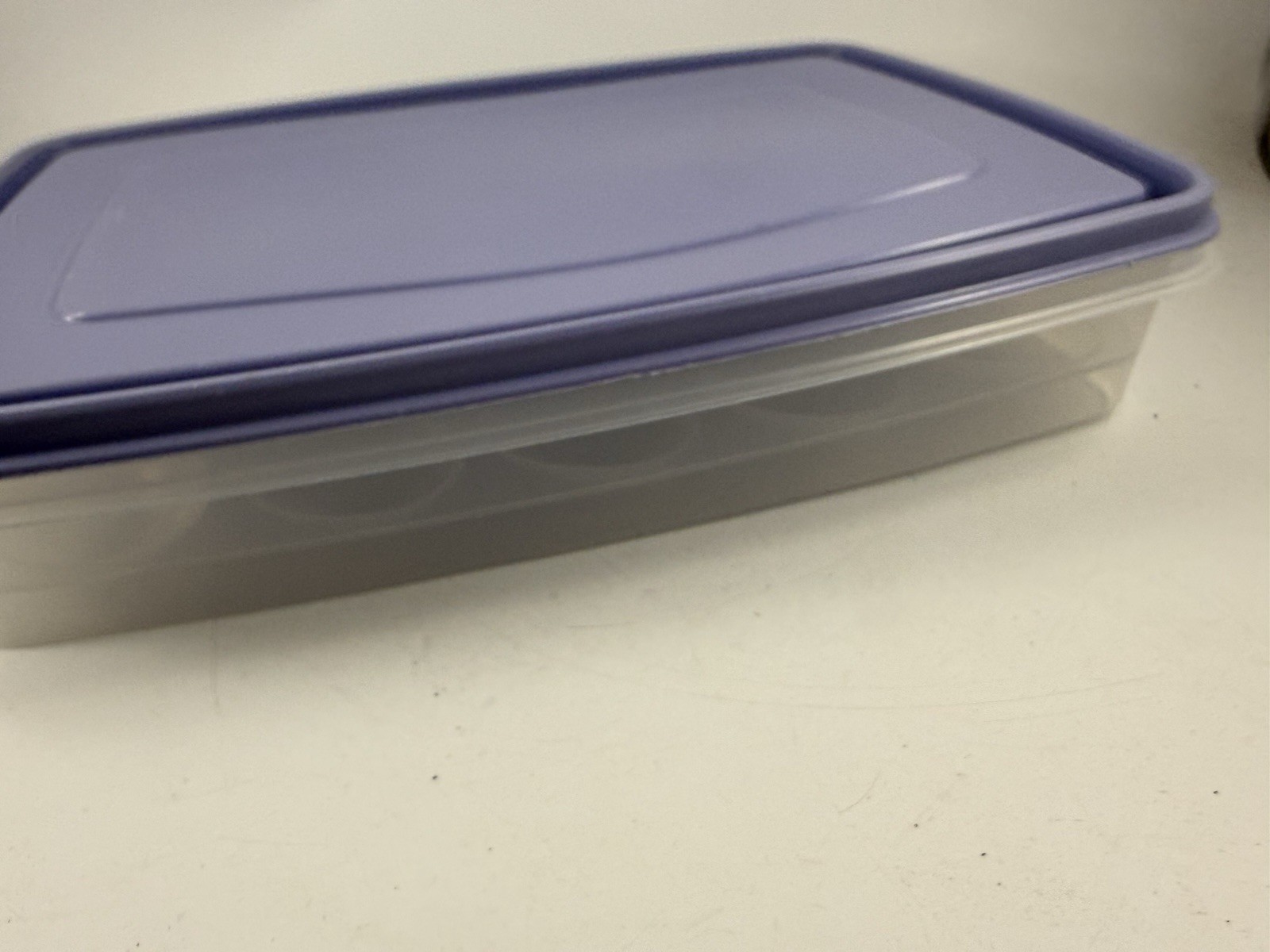 Vtg Rubbermaid Servin’ Saver 20 Deviled Egg Keeper Container w/Lavender￼ Lid #70