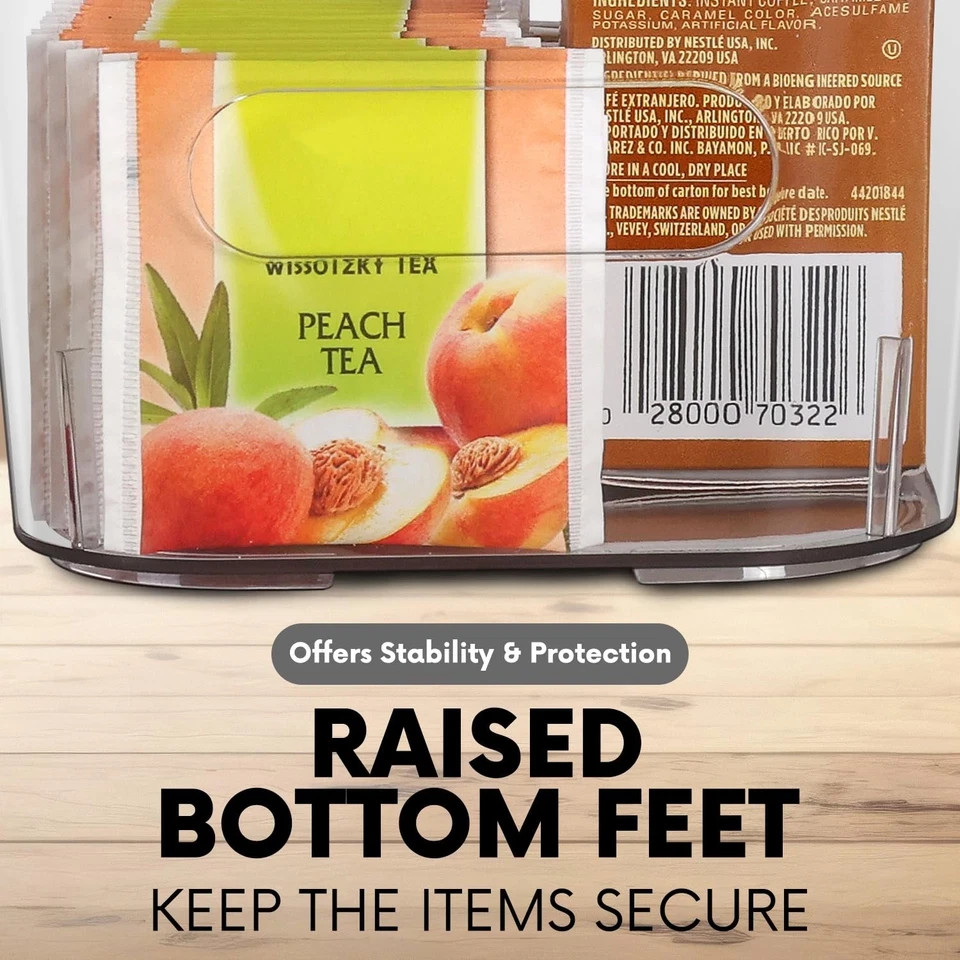 Clear Plastic Storage Bins for Kitchen Organization or Pantry Organizers and …