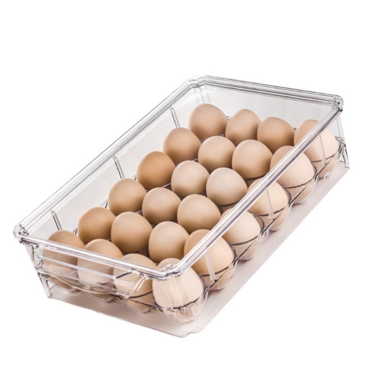 Clear Eggs Storage Box Ideal For Home And Kitchen Use