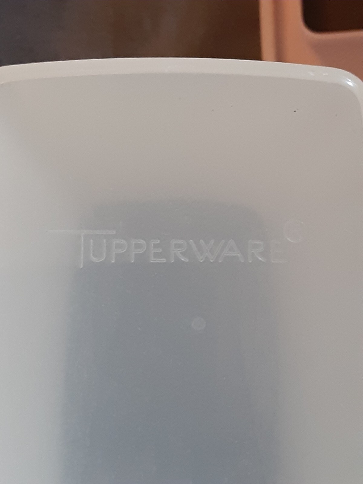 Tupperware Cereal Keeper 20 Cup Pink Lid 1588 10 x 9 x 4.5 Inches Vintage