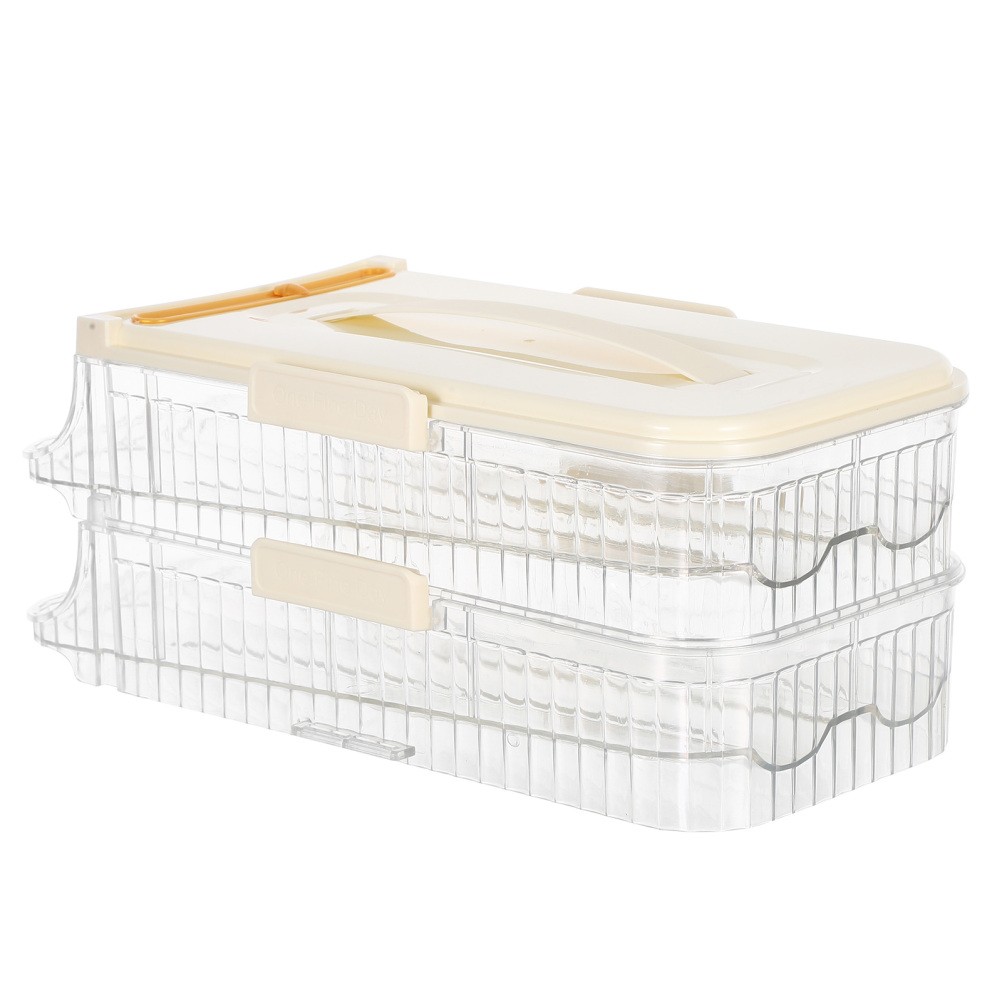 Egg Containers for Fresh Eggs Refrigerator Rack Organizer Storage Tray